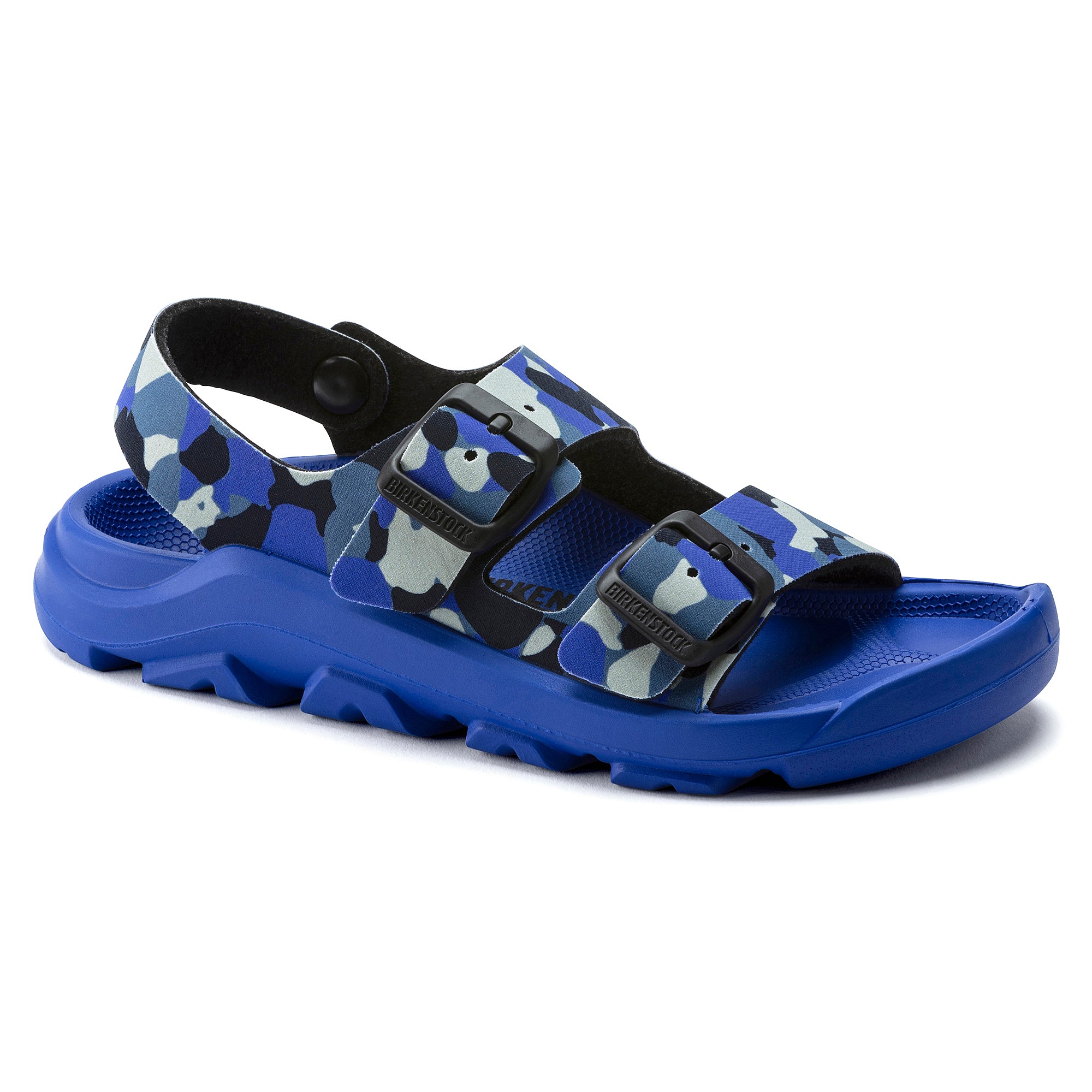 Birkenstock Rugged Kids Mogami camo ultra blue Birko-Flor