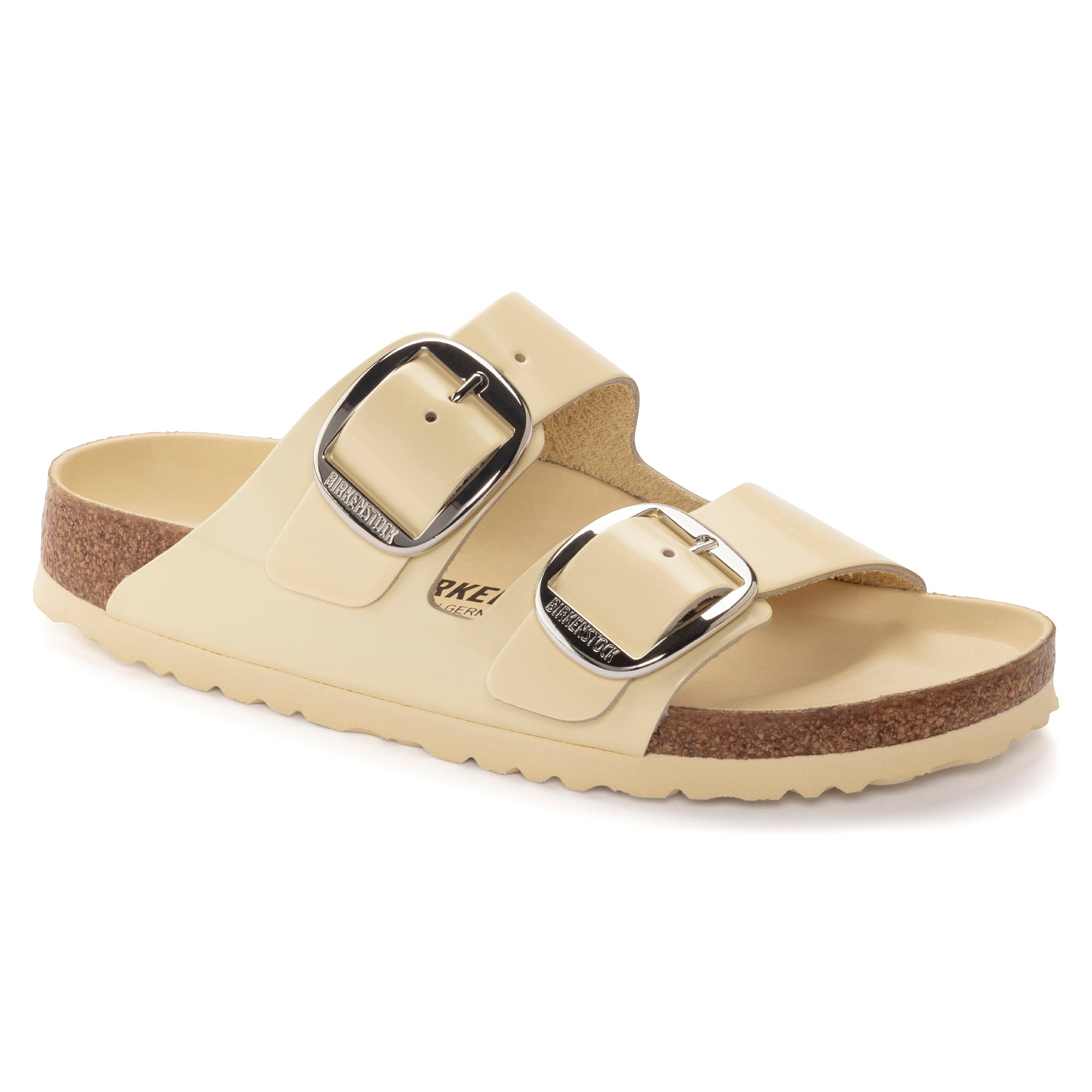 Birkenstock Limited Edition Arizona Big Buckle high shine butter leather