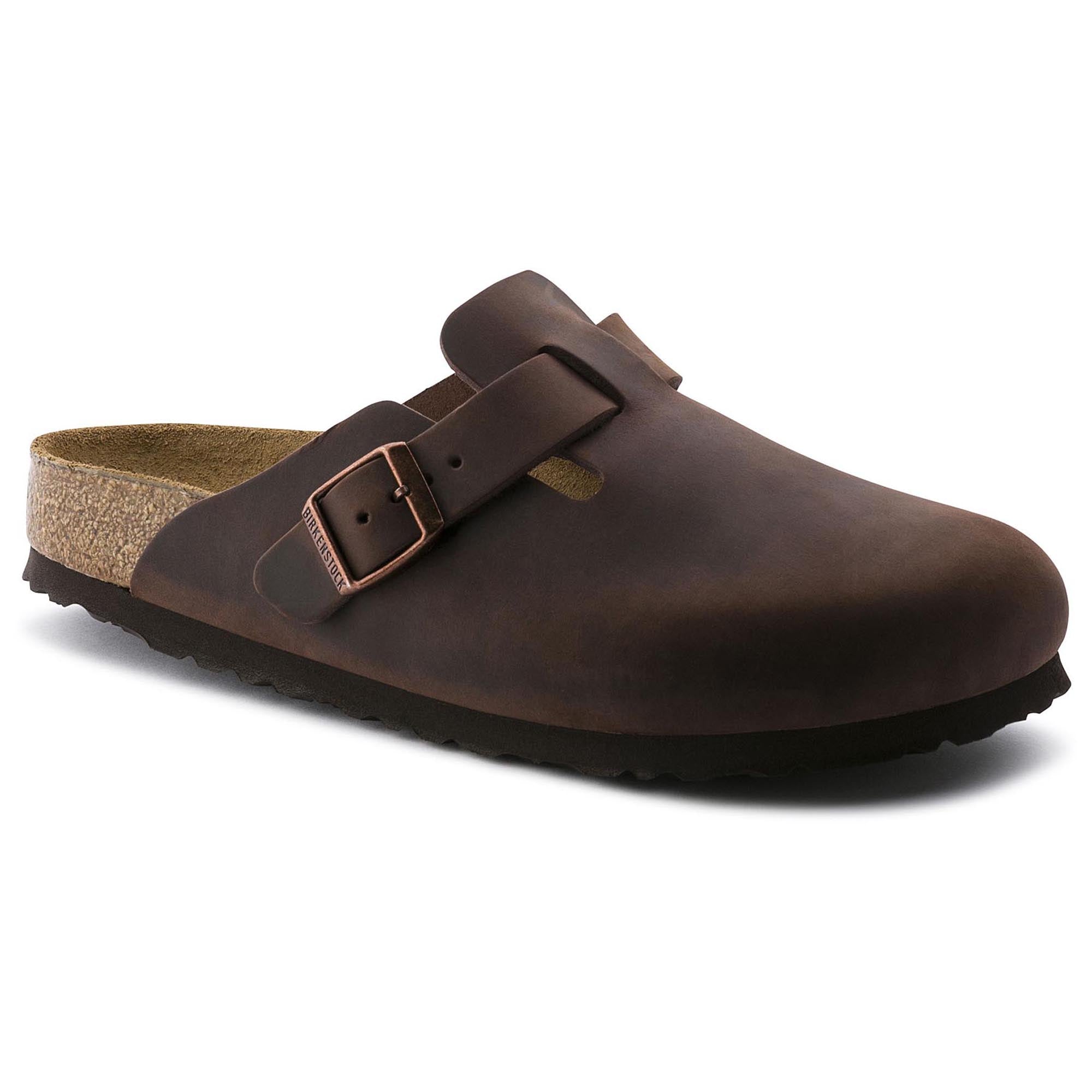 Birkenstock Boston Soft Footbed habana oiled leather