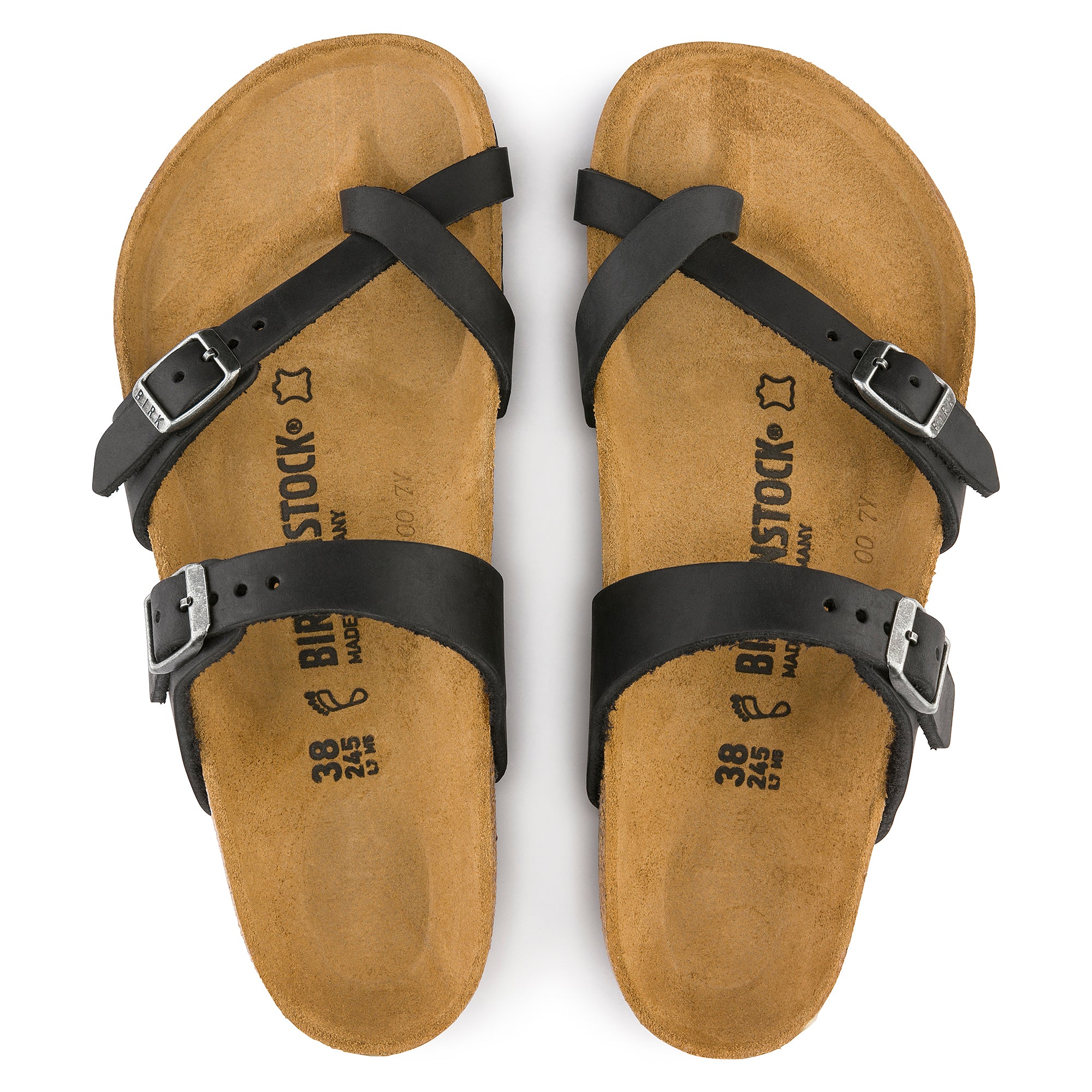 Birkenstock Mayari black oiled leather