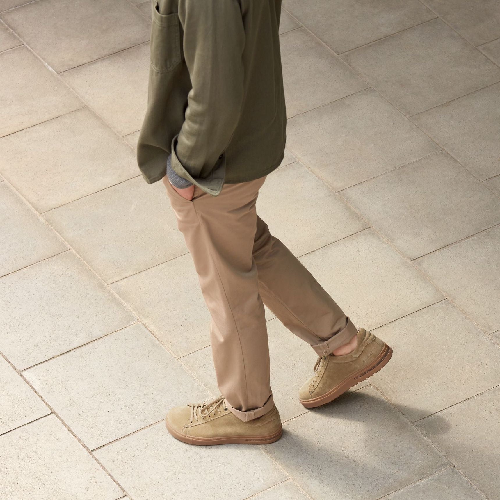 Birkenstock Bend Low faded khaki suede