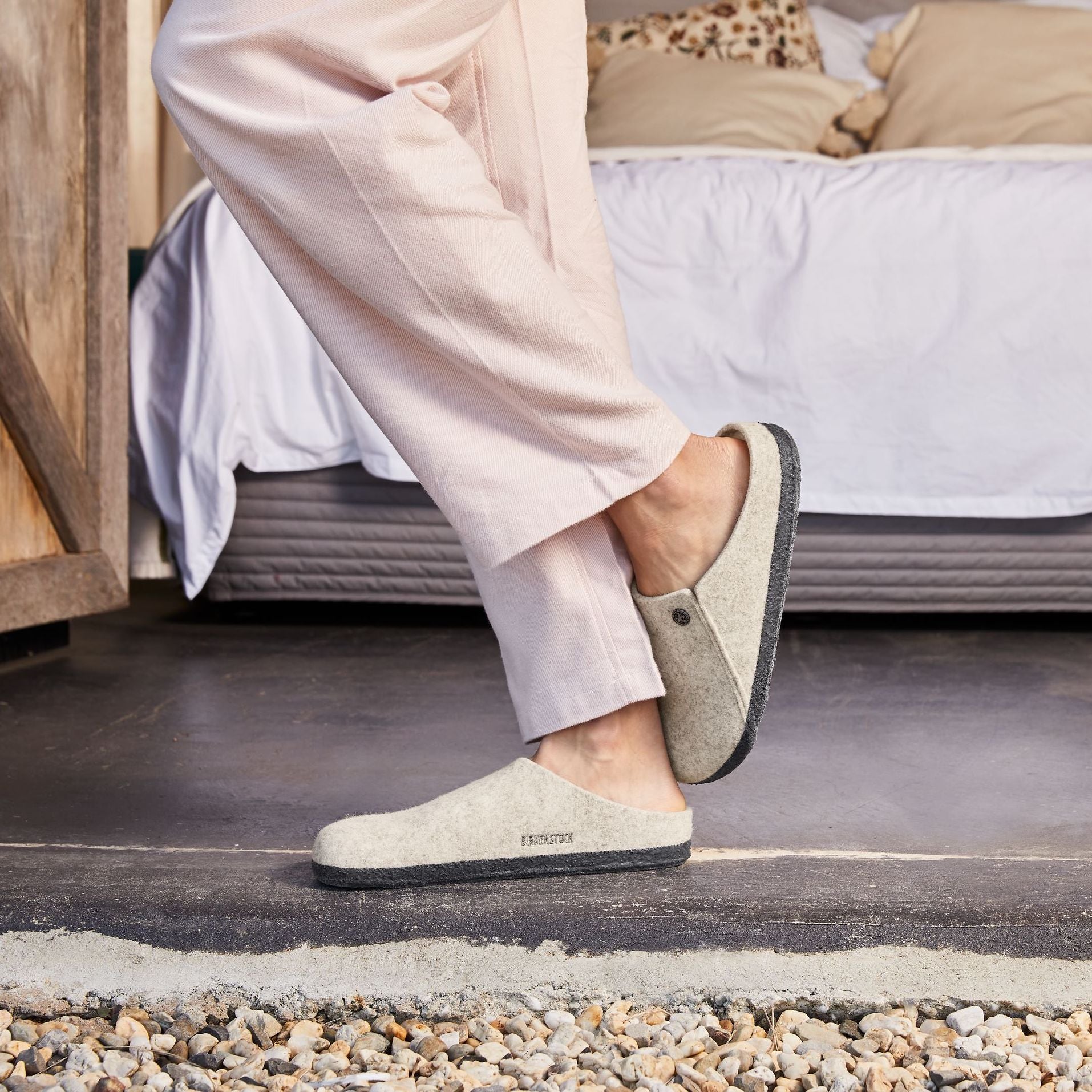 Birkenstock Zermatt Shearling eggnog wool/natural shearling