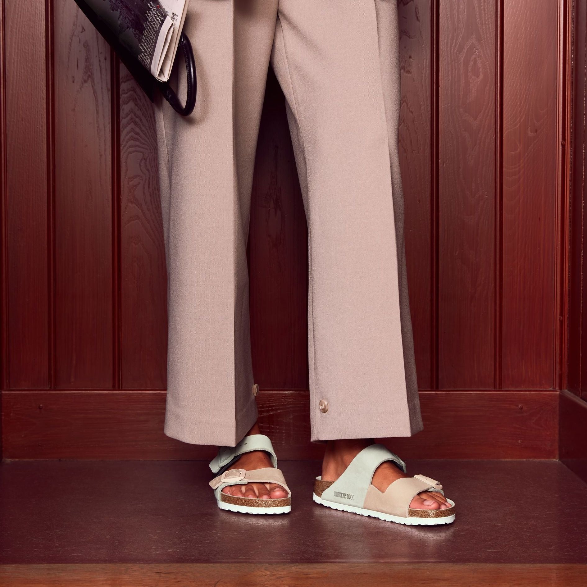 Birkenstock Arizona Split Hex mineral/light rose nubuck