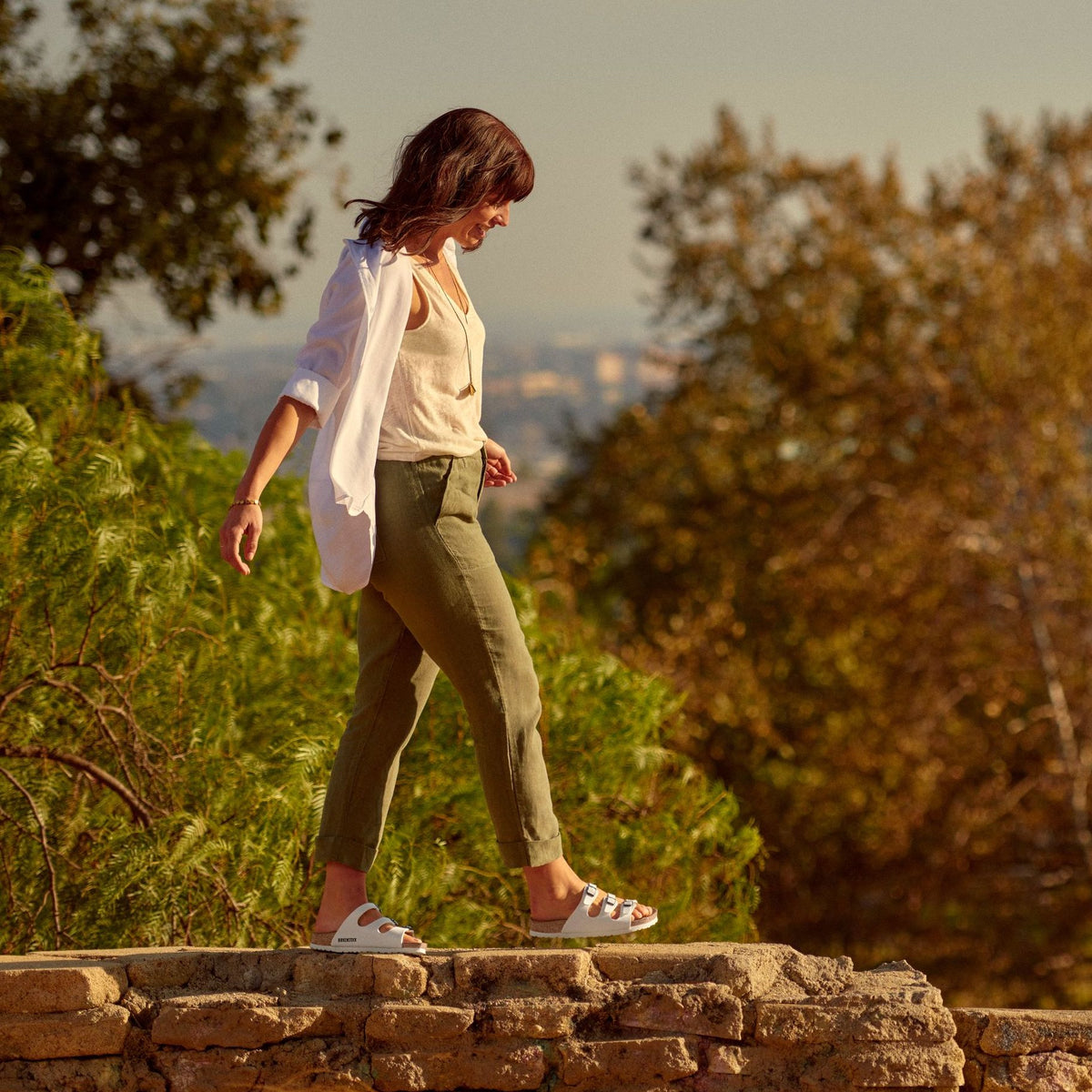 Birkenstock Florida white Birko-Flor