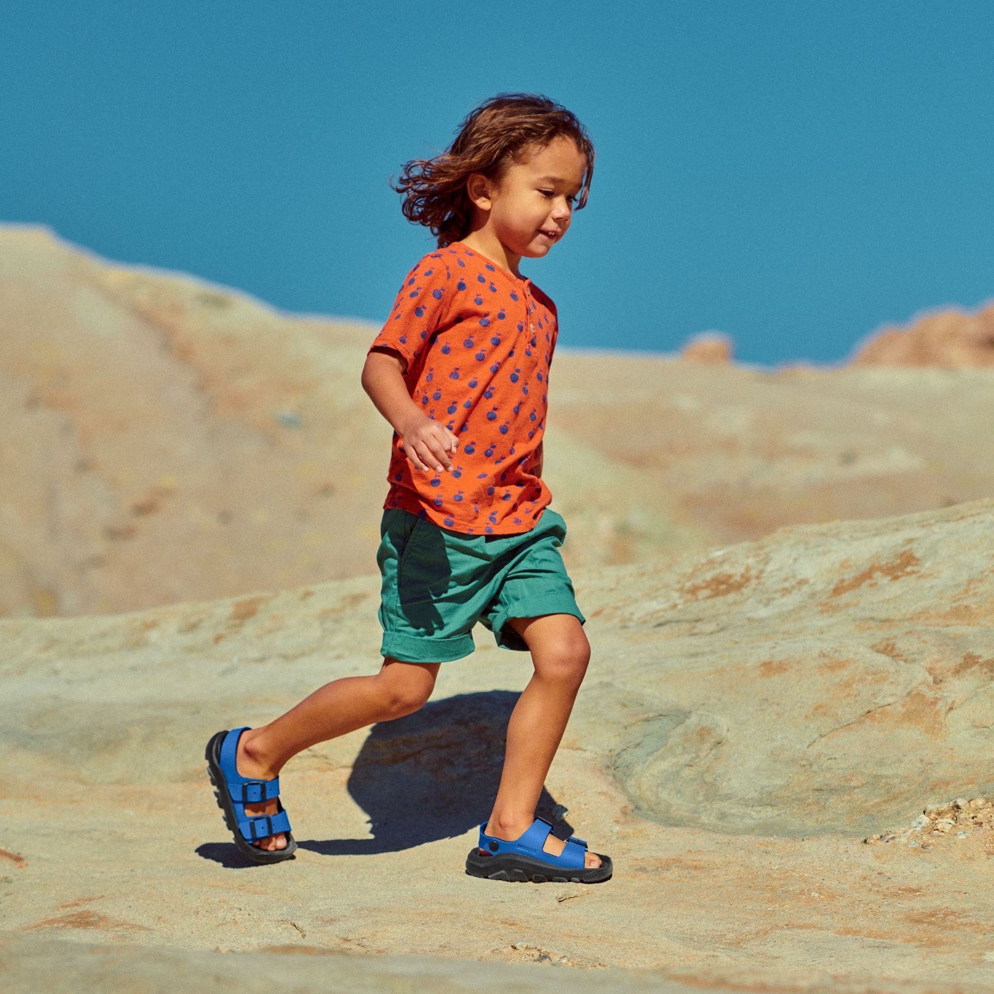 Birkenstock Kids Mogami icy ultra blue Birko-Flor