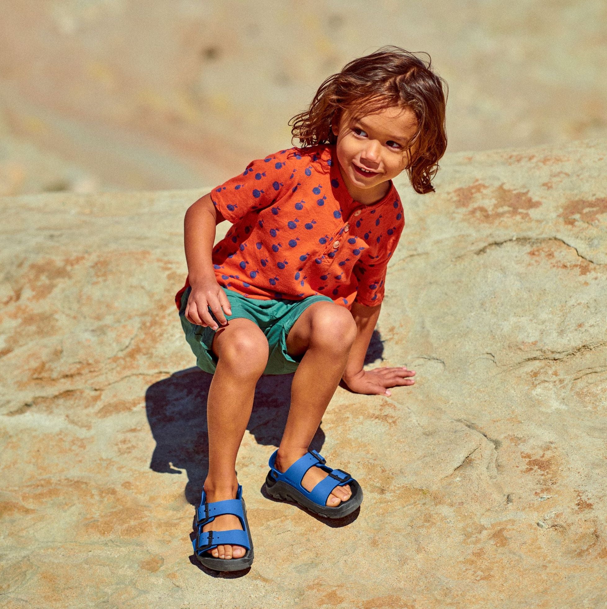 Birkenstock Kids Mogami icy ultra blue Birko-Flor