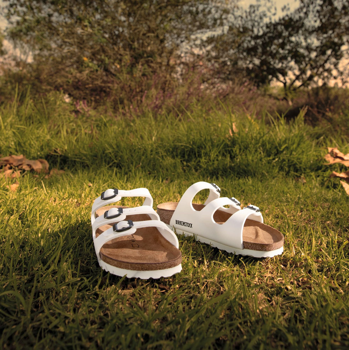 Birkenstock Florida white Birko-Flor