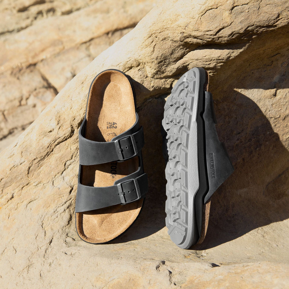 Birkenstock Men's Arizona Crosstown black oiled leather
