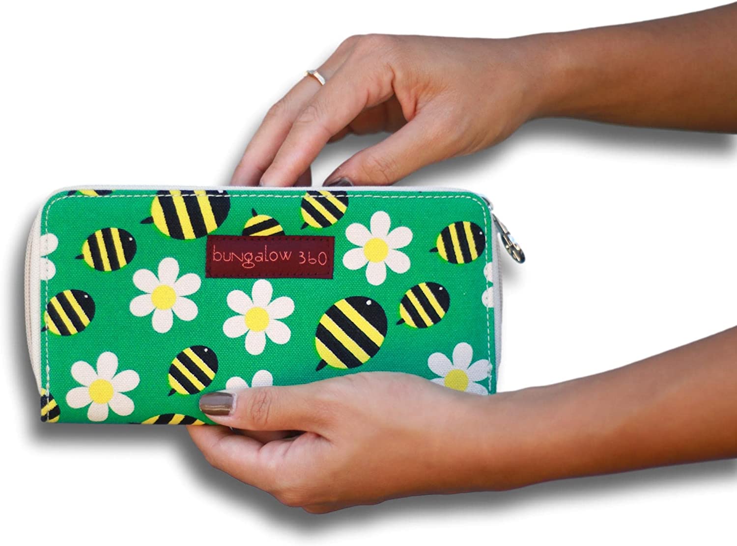 Bungalow 360 Zip Around Wallet bumblebee