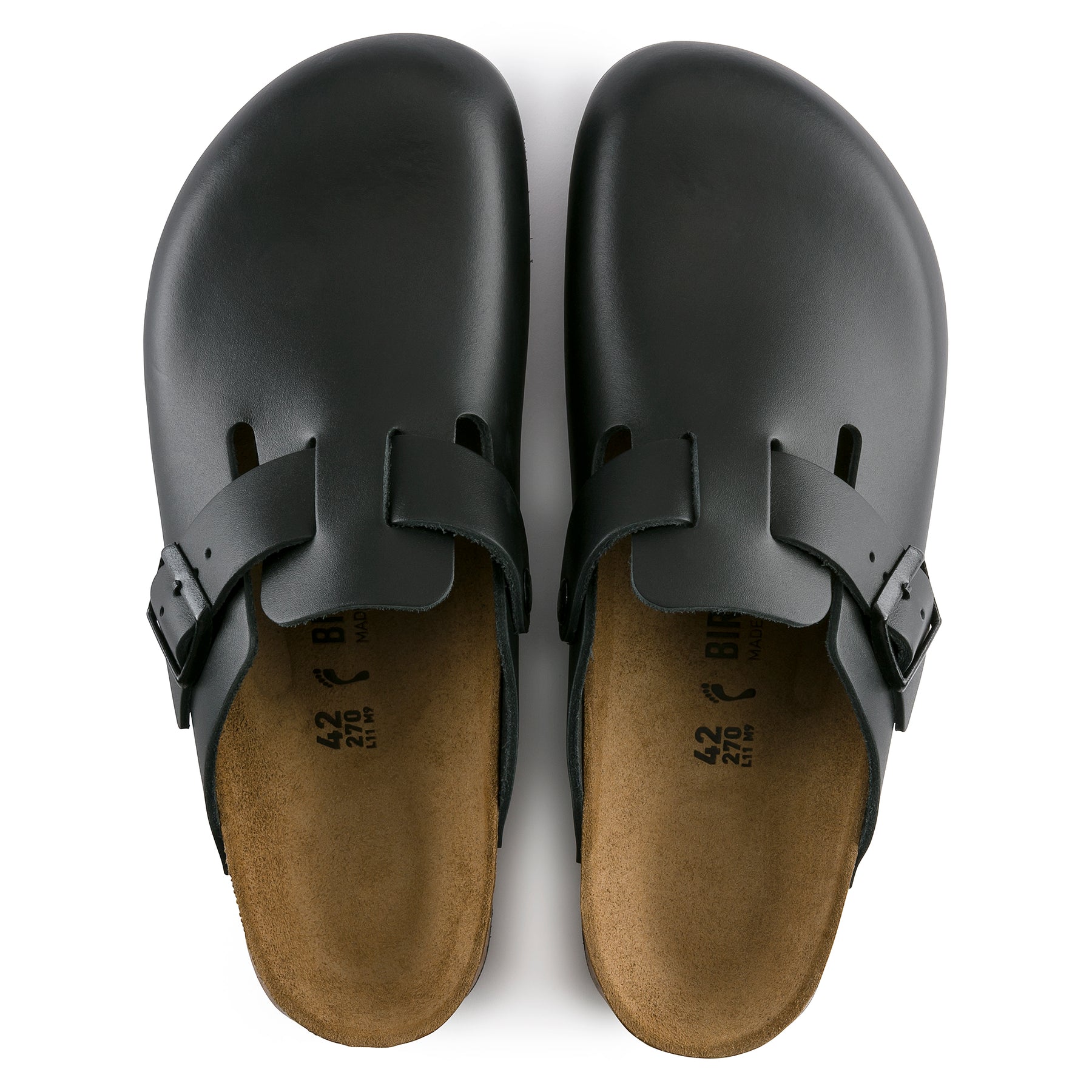 Birkenstock Boston Super Grip black leather
