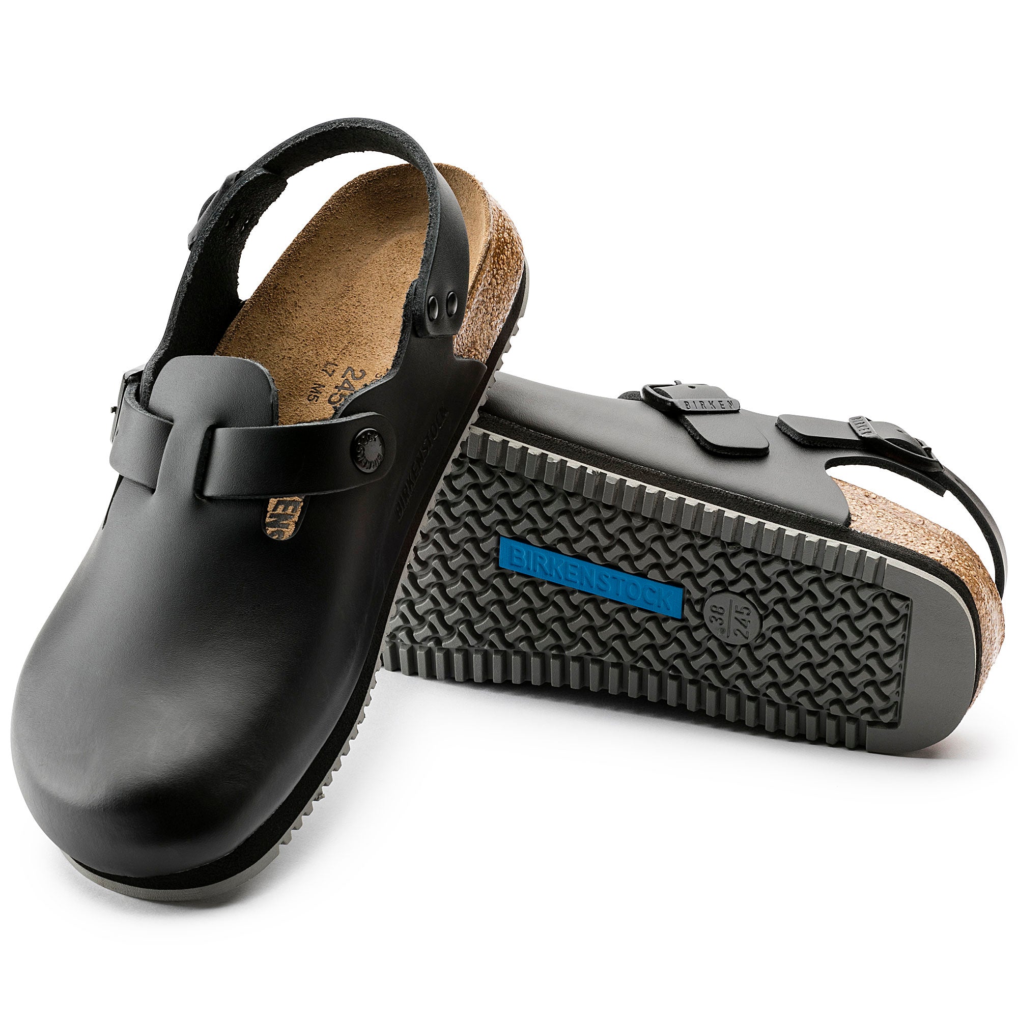 Birkenstock Professional Tokyo Super Grip black leather