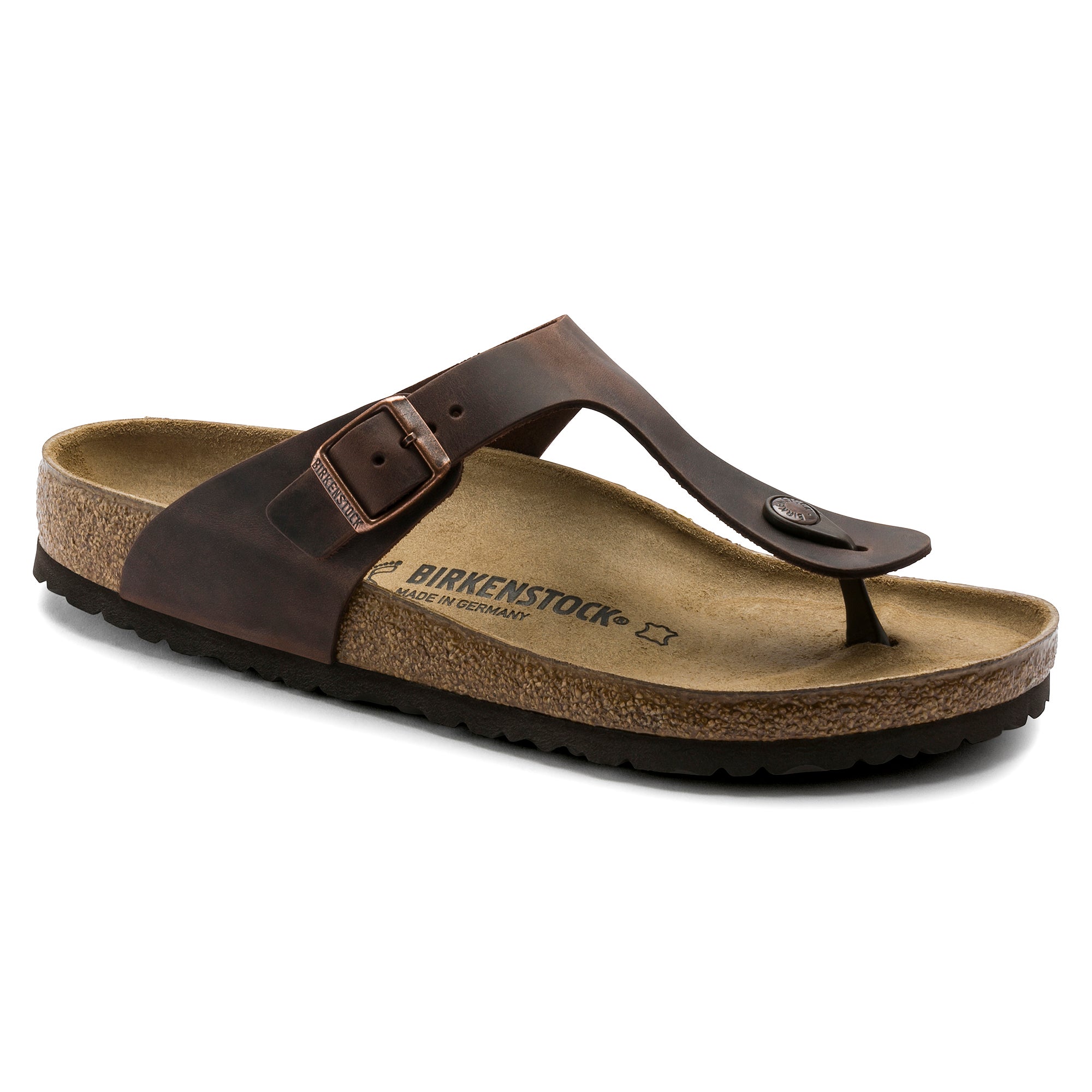 Birkenstock Gizeh habana oiled leather