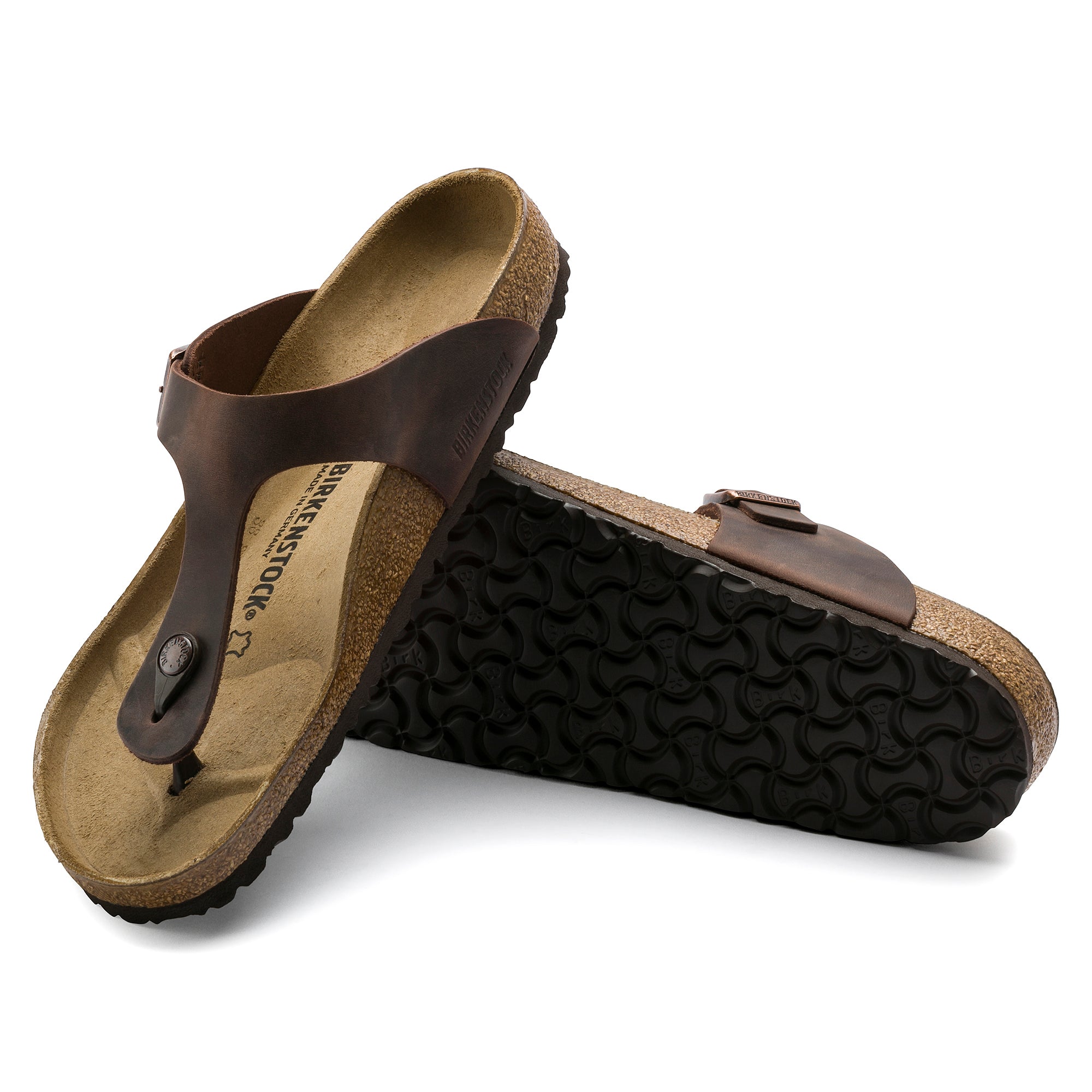Birkenstock Gizeh habana oiled leather
