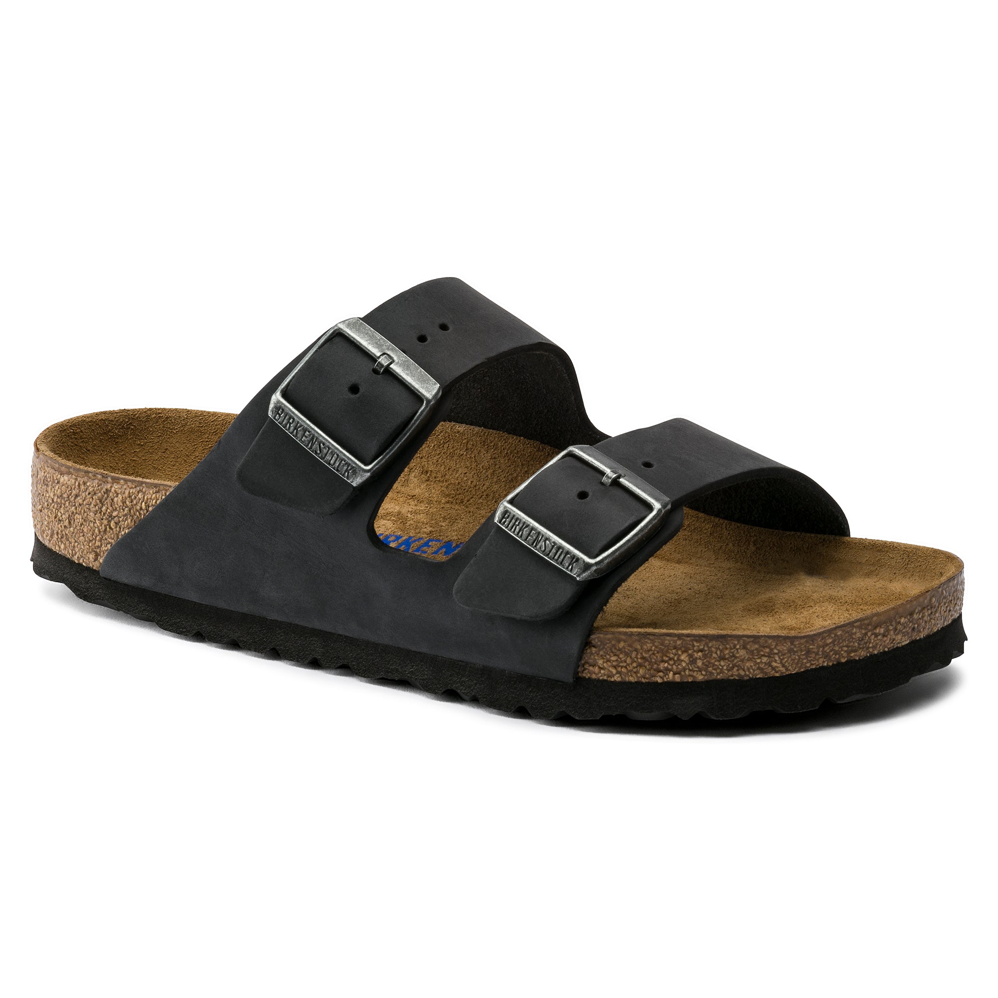 Birkenstock Arizona Soft Footbed black oiled leather