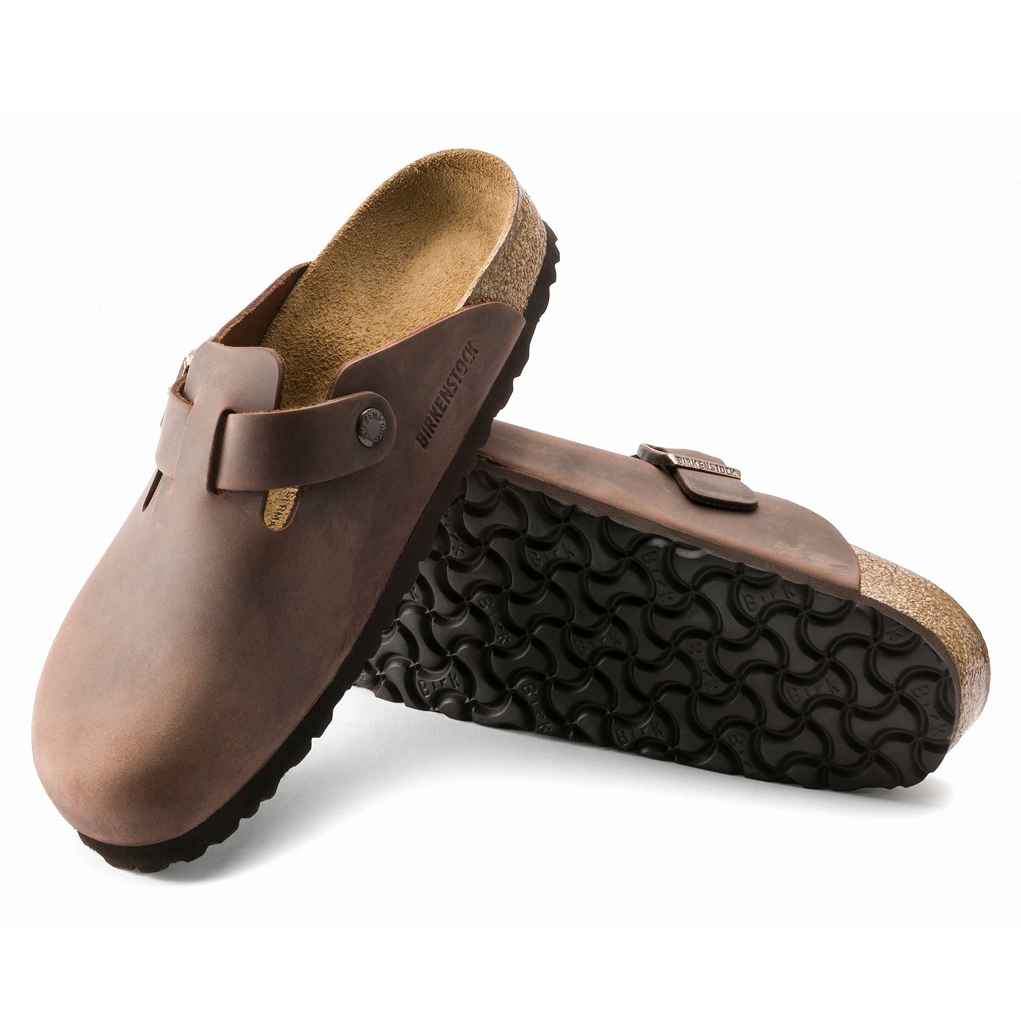 Birkenstock Boston habana oiled leather