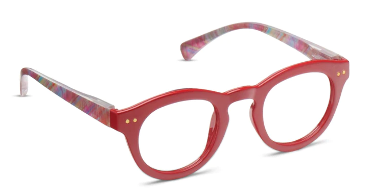 Peepers Clover Blue Light Readers red/plaid