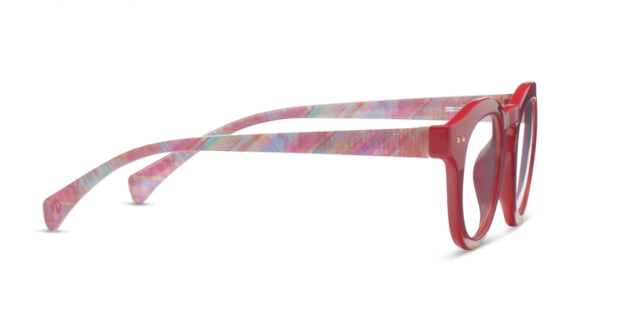 Peepers Clover Blue Light Readers red/plaid