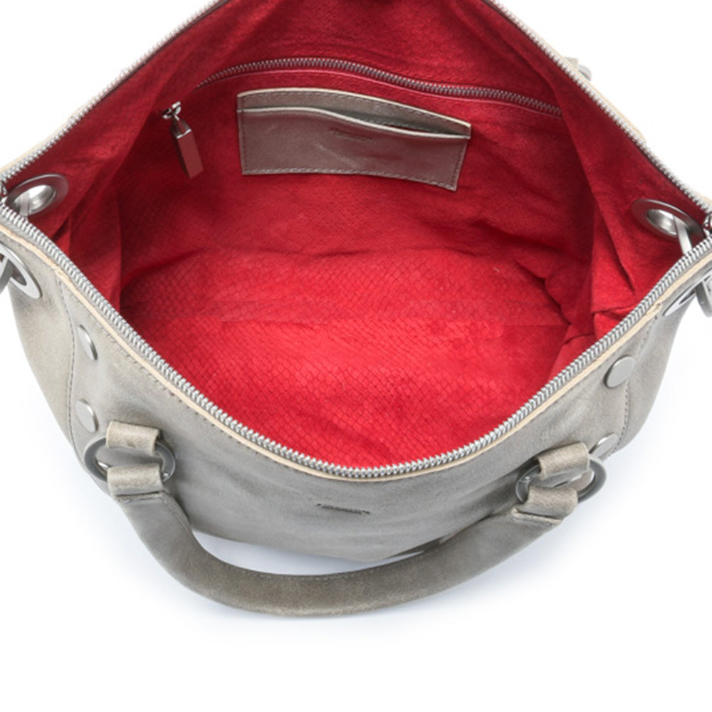 Hammitt Daniel Med Satchel pewter/brushed silver