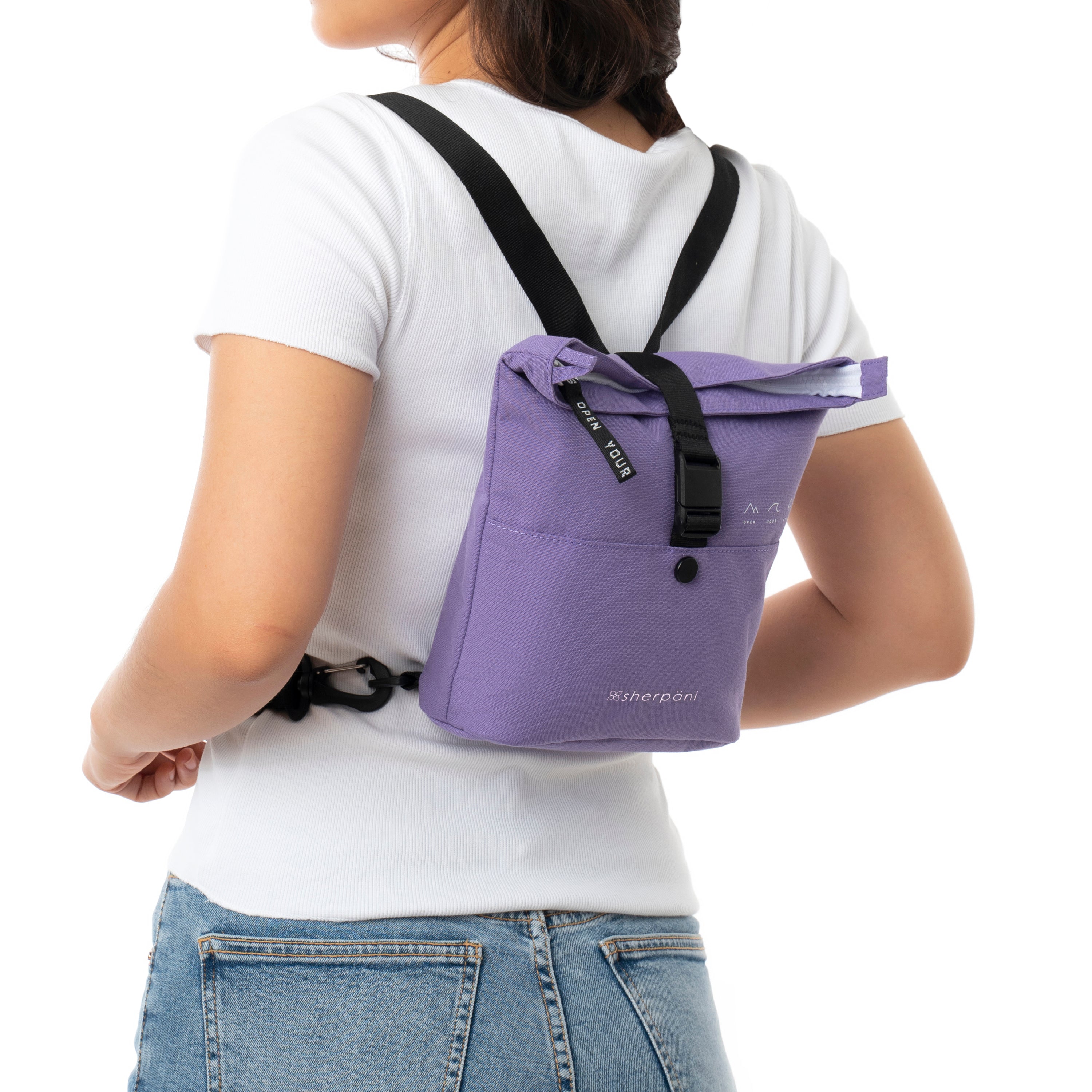 Sherpani Eiko Crossbody Mini Backpack iris