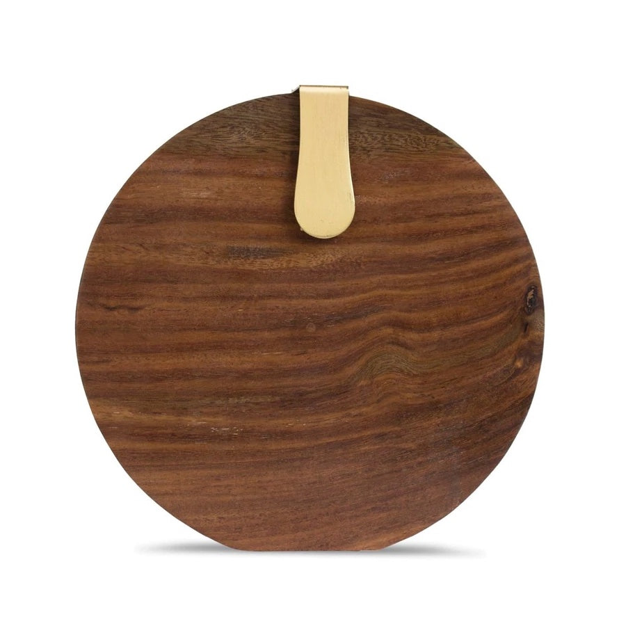 Equal Hands Full Moon Wooden Bag