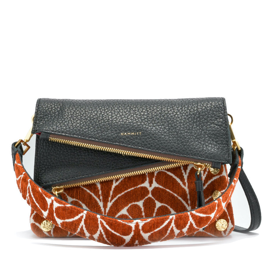 Hammitt Dillon Sml Crossbody texas tapestry/brushed gold hammered