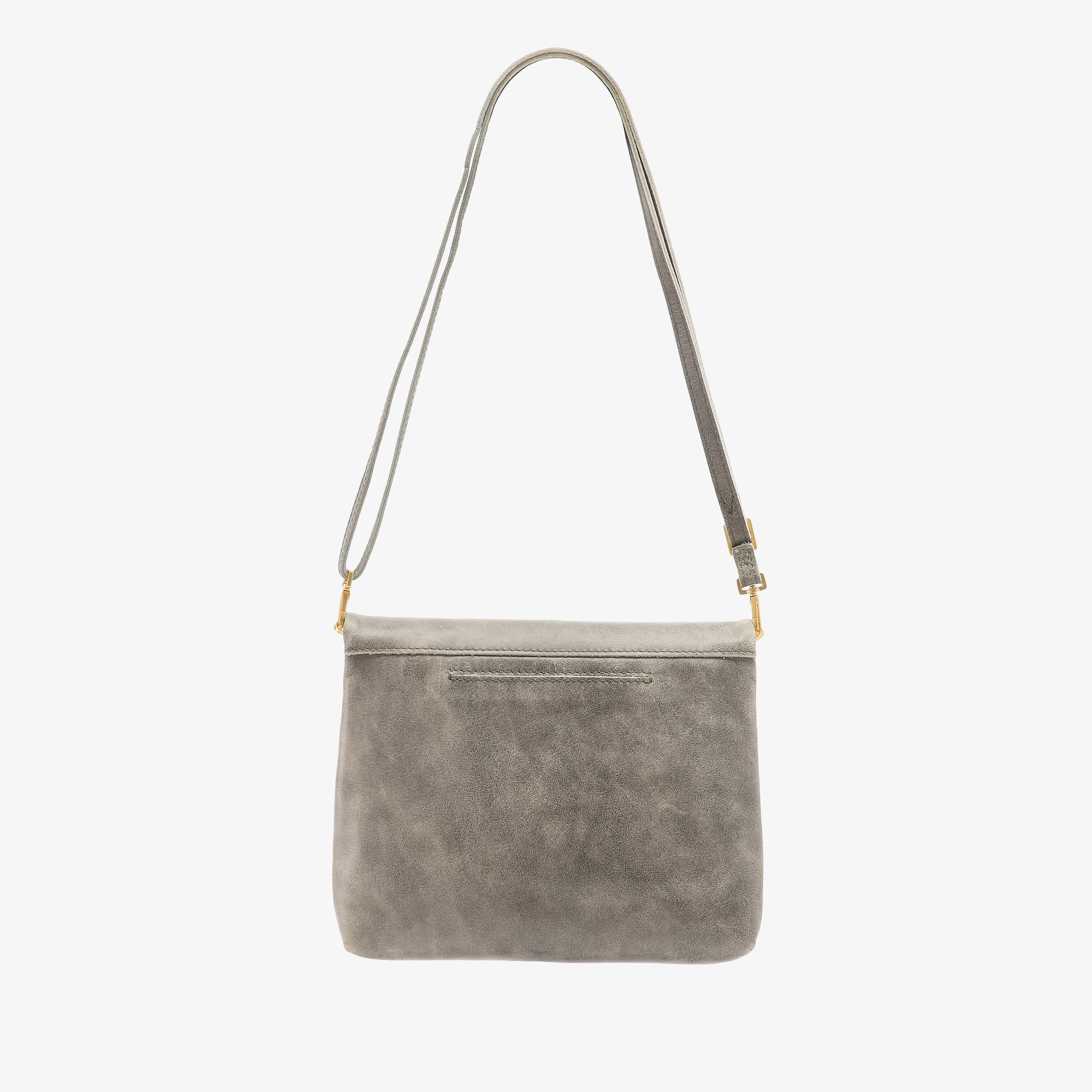 Hammitt VIP Med Crossbody Clutch pewter/brushed gold red zip