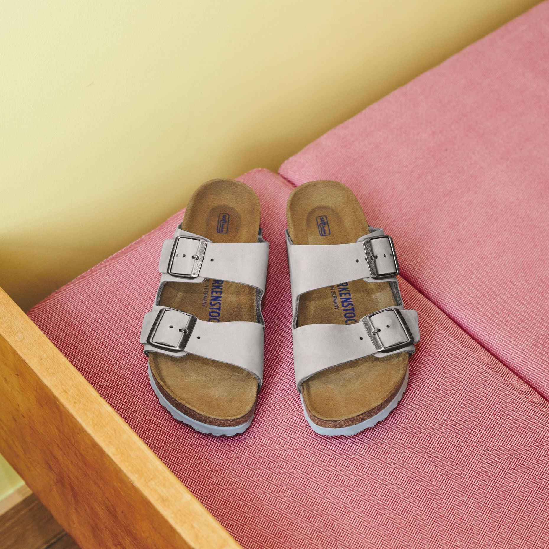 Birkenstock Arizona Soft Footbed dove gray nubuck
