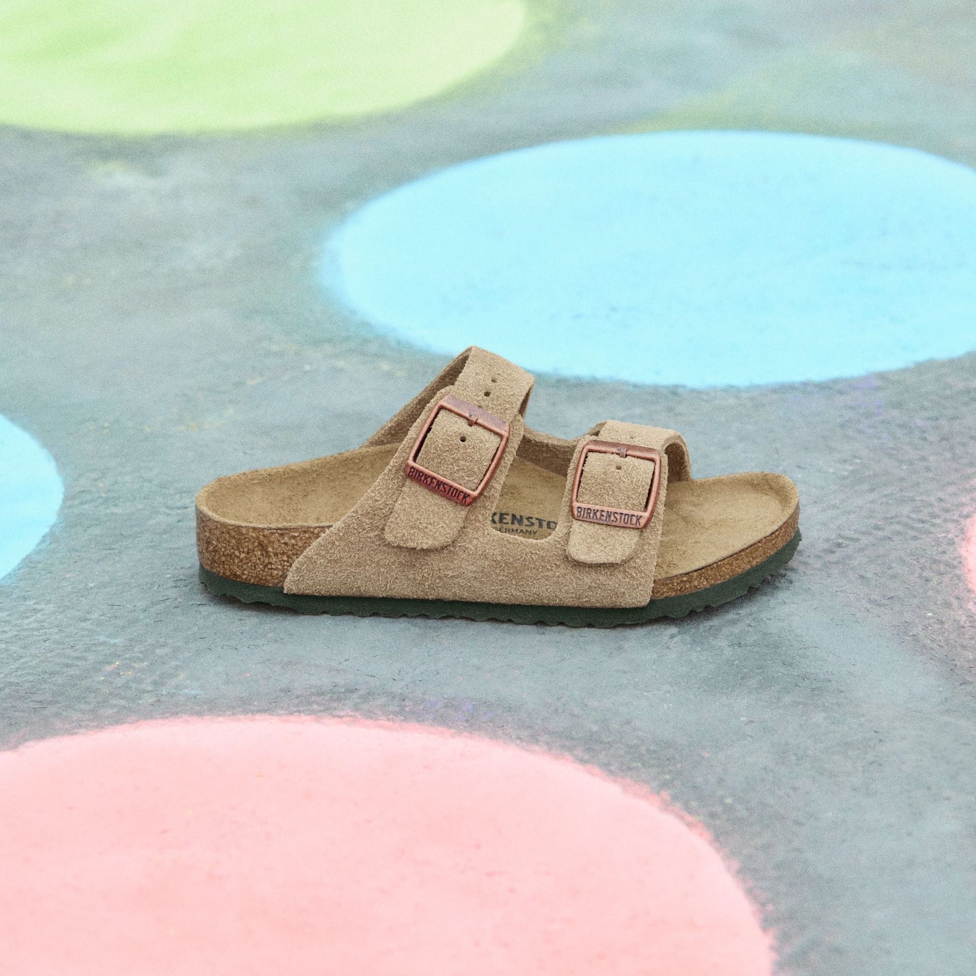Birkenstock Kids Arizona taupe suede