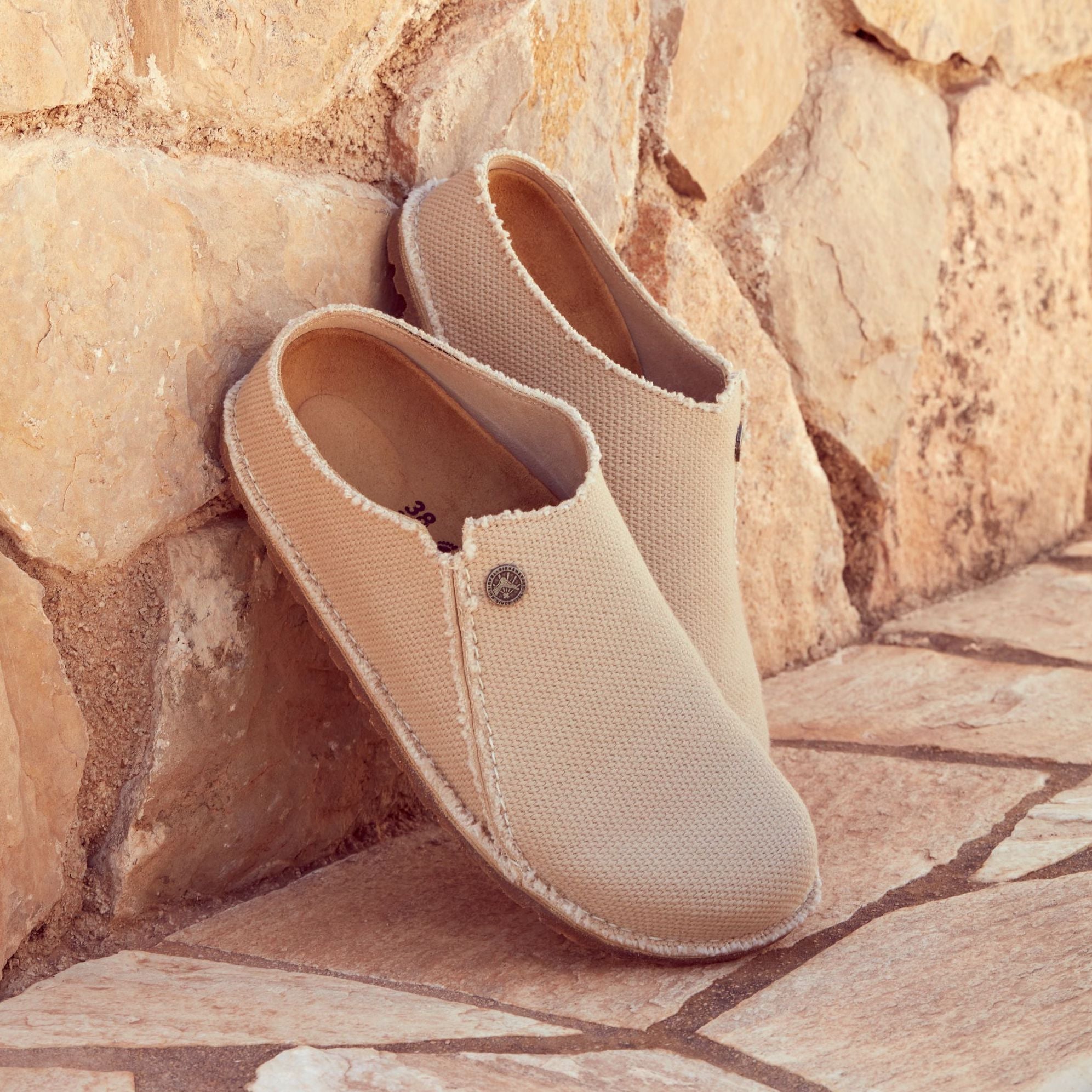 Birkenstock Zermatt 365 eggshell canvas