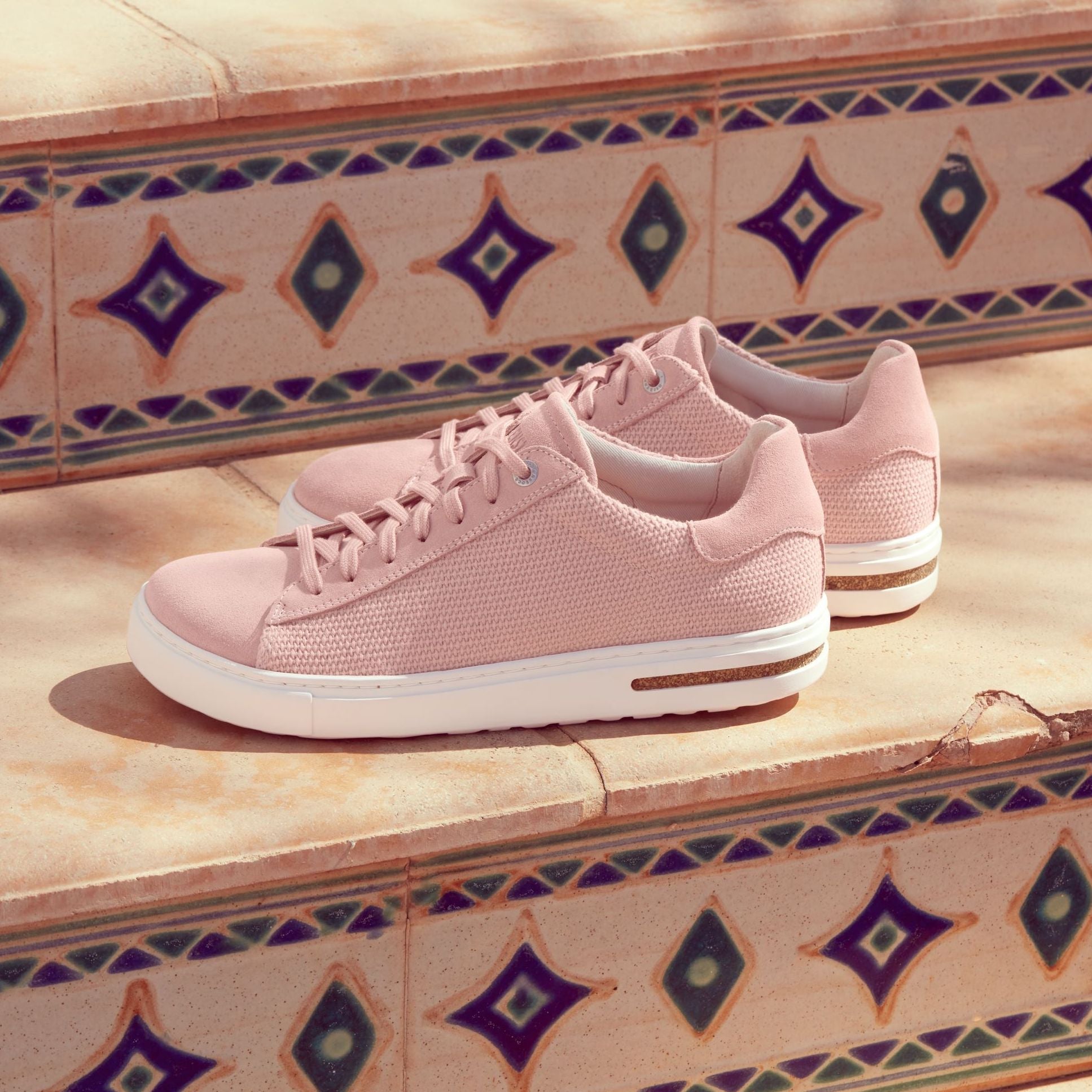 Birkenstock Bend Low soft pink canvas