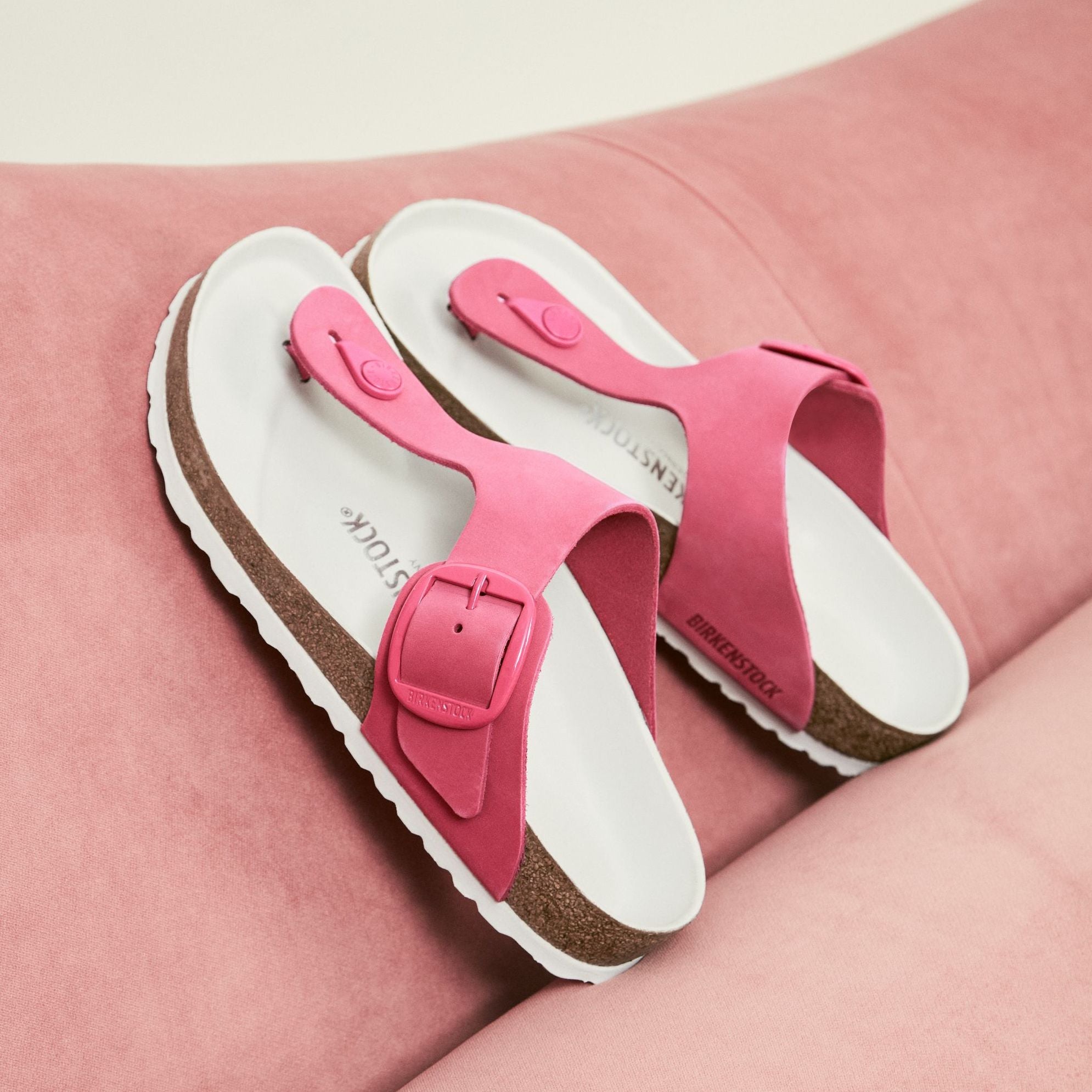 Birkenstock Gizeh Big Buckle fuchsia nubuck