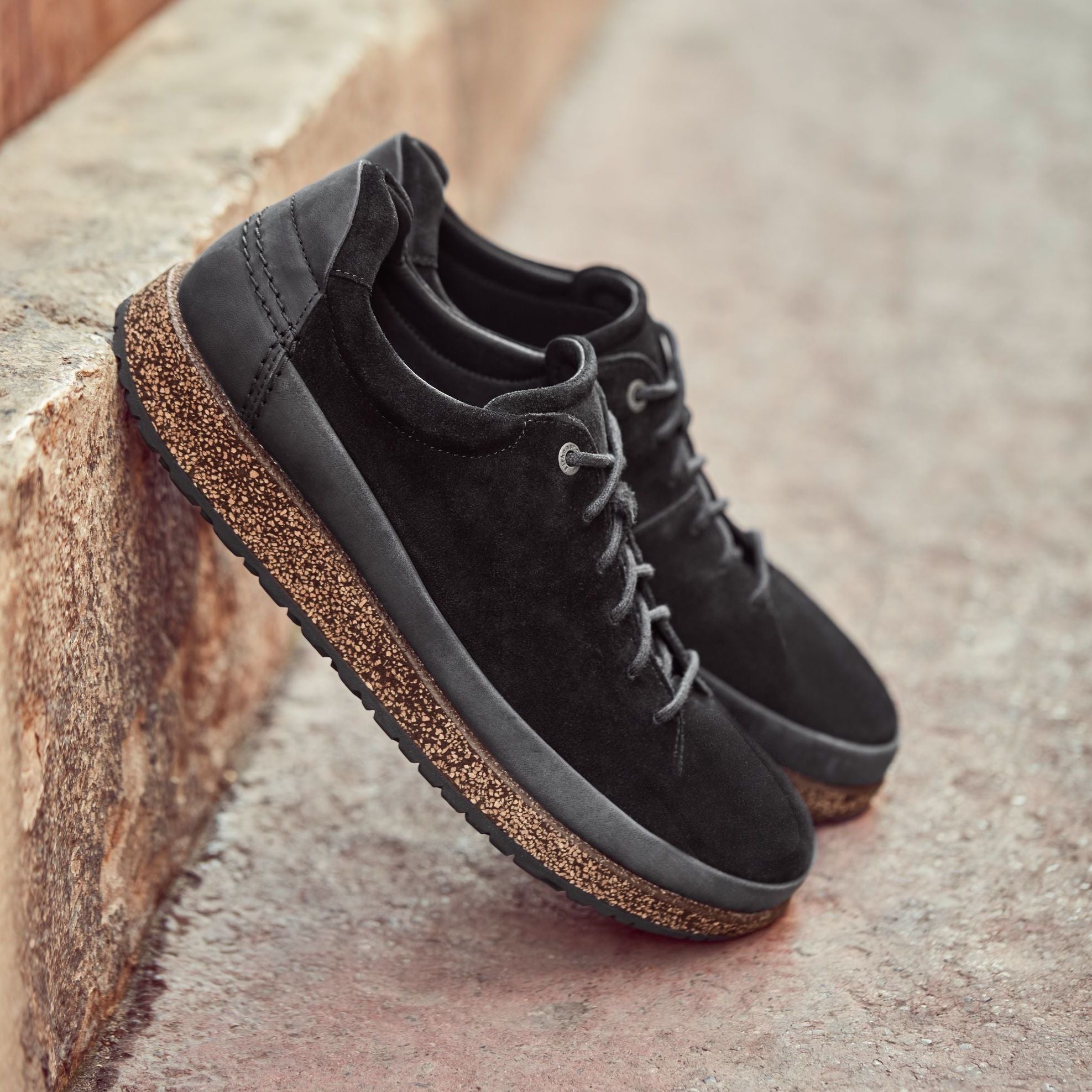 Birkenstock Honnef Low black suede