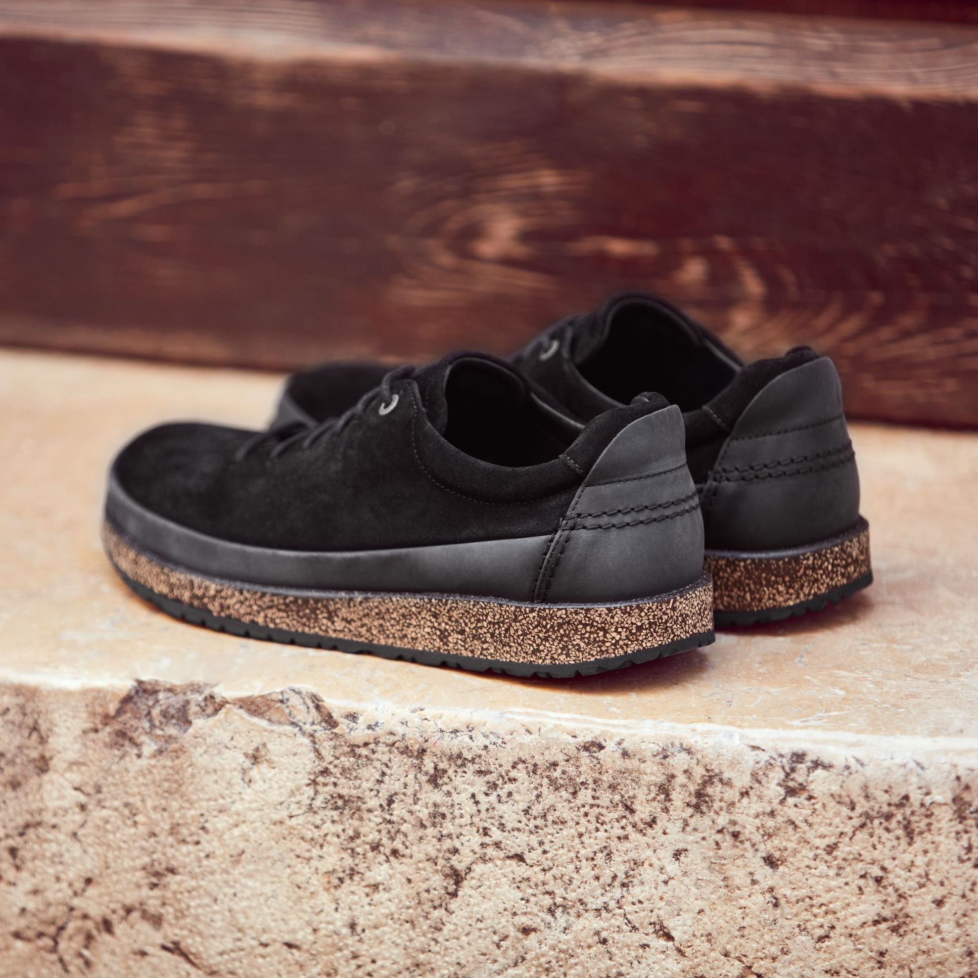 Birkenstock Honnef Low black suede