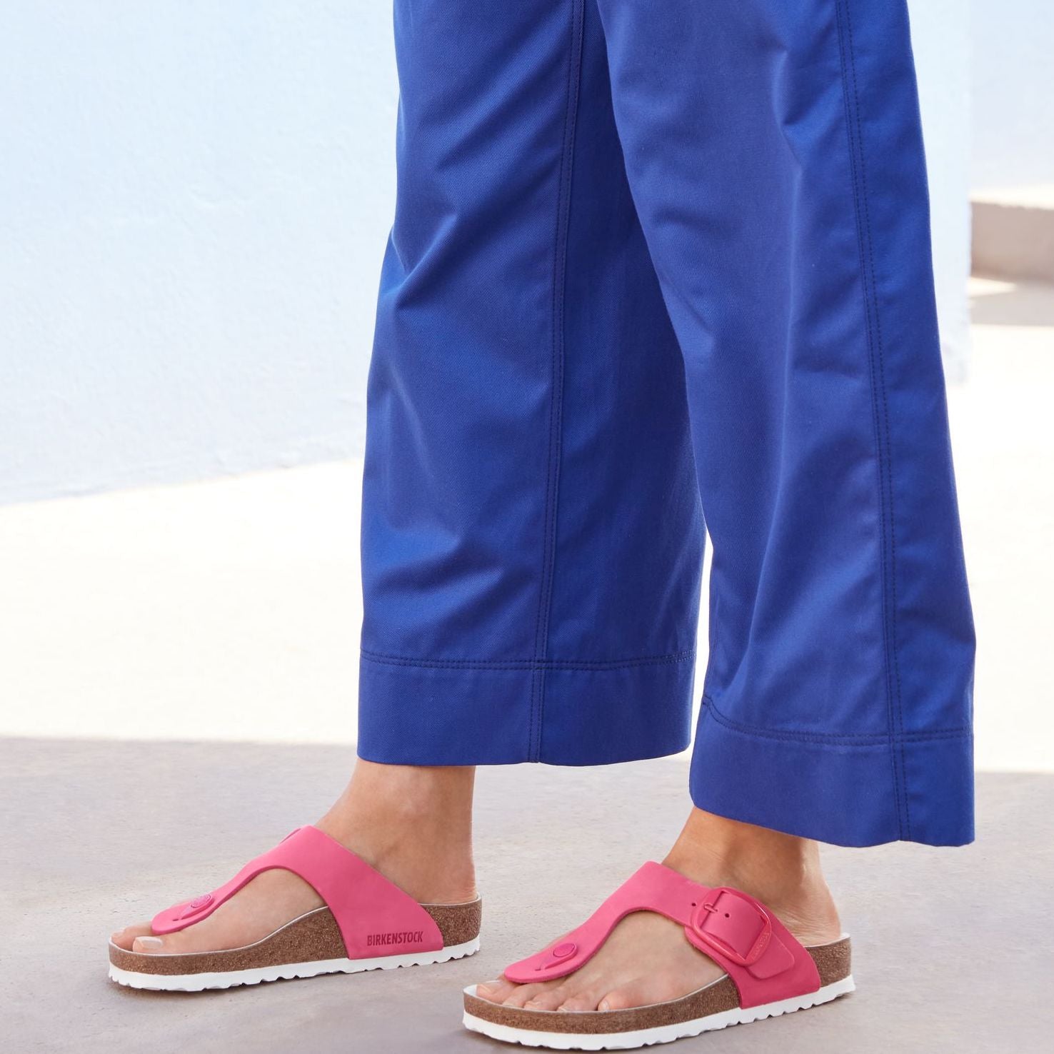 Birkenstock Gizeh Big Buckle fuchsia nubuck