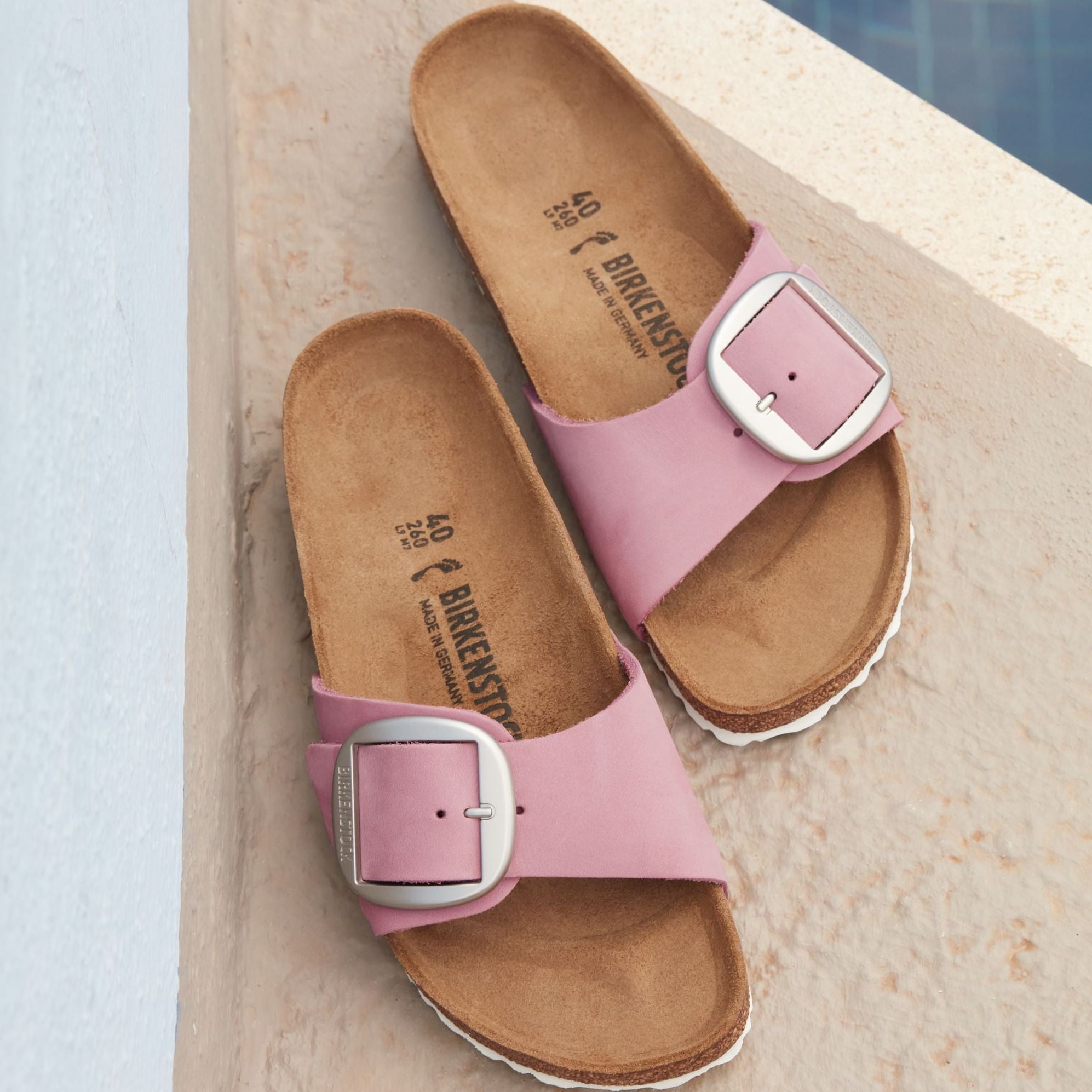 Birkenstock Madrid Big Buckle orchid nubuck