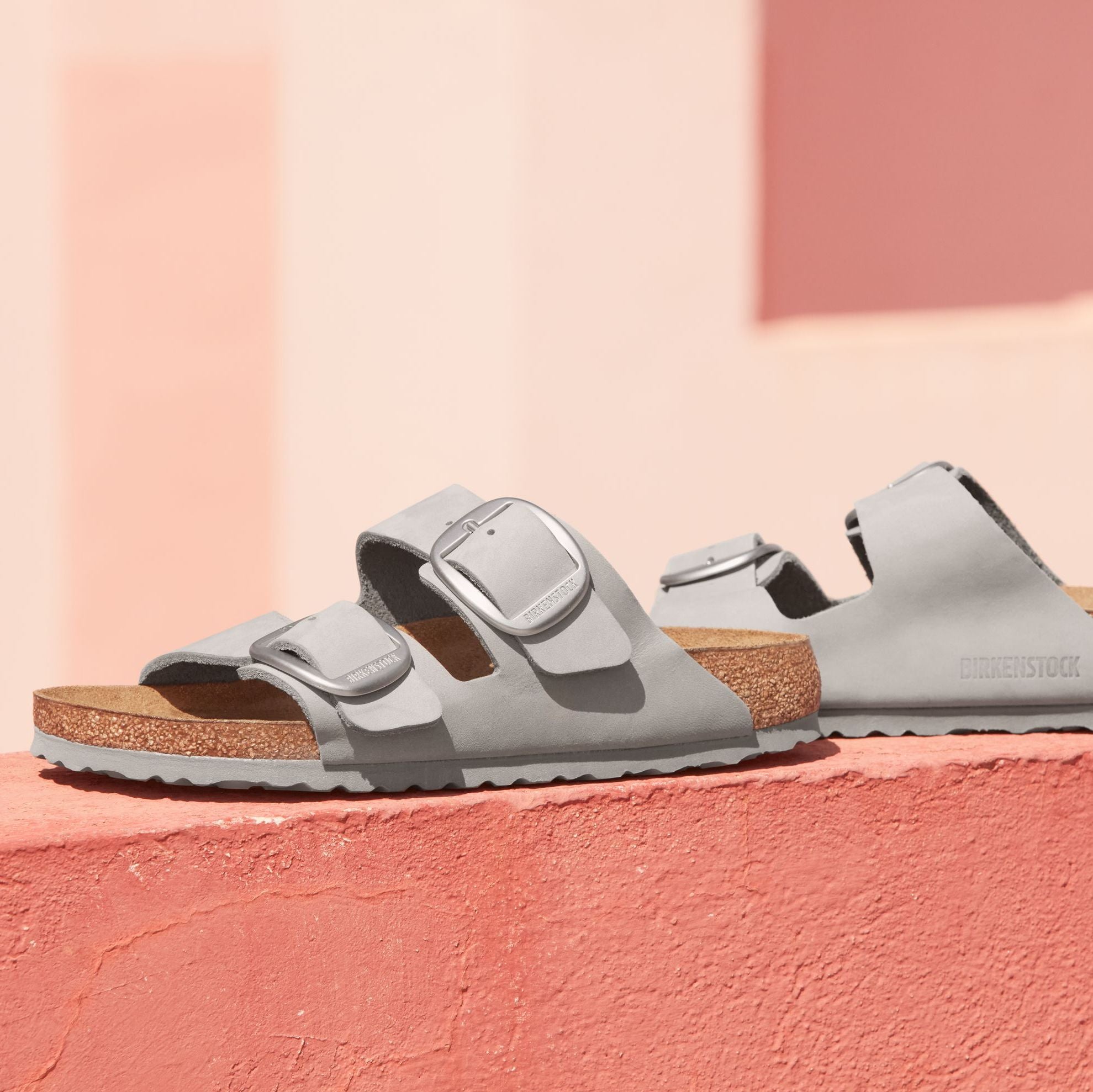 Birkenstock Arizona Big Buckle dove gray nubuck