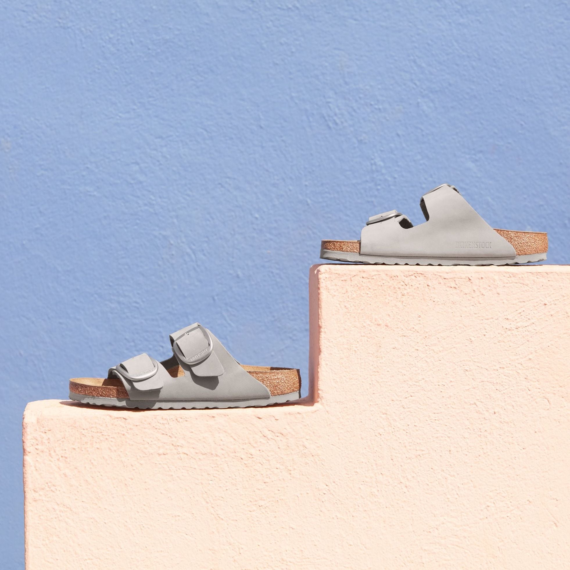Birkenstock Arizona Big Buckle dove gray nubuck