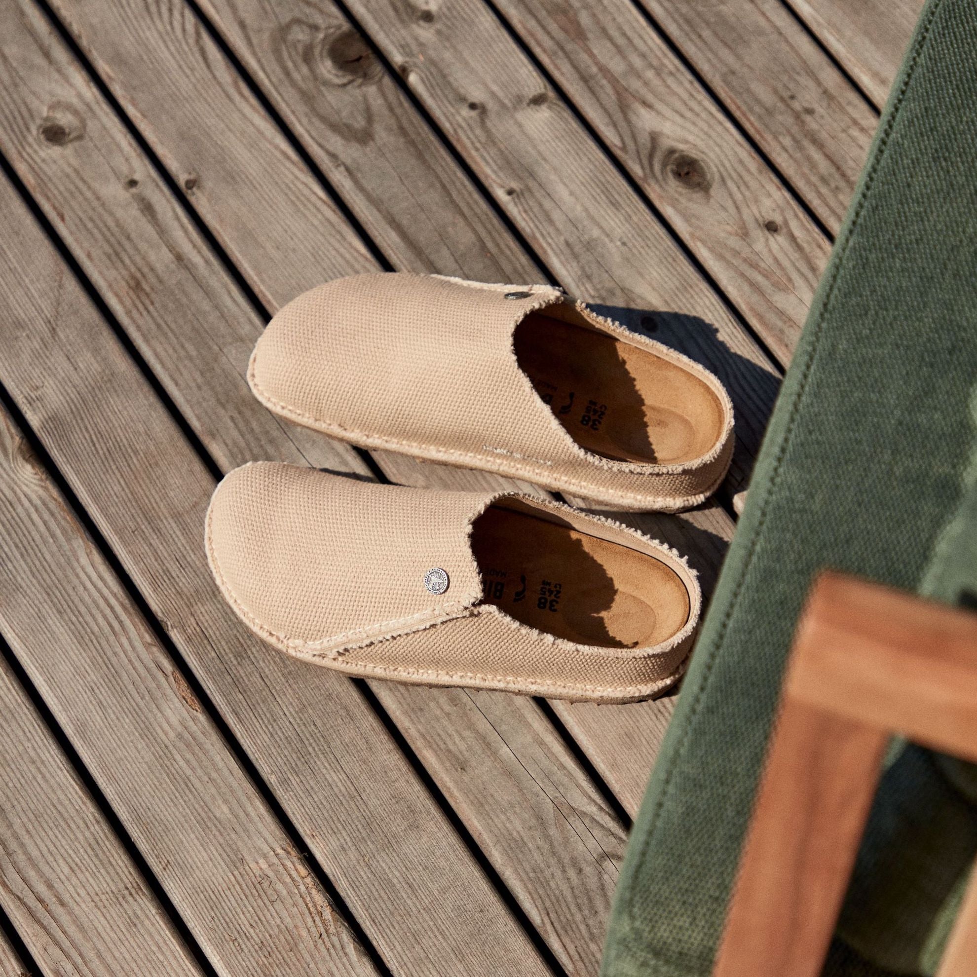 Birkenstock Zermatt 365 eggshell canvas