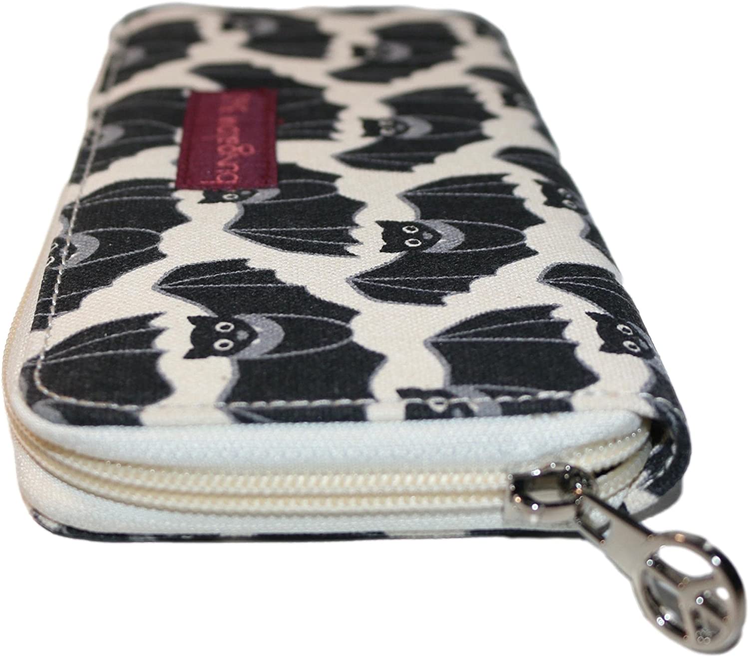 Bungalow 360 Zip Around Wallet bat