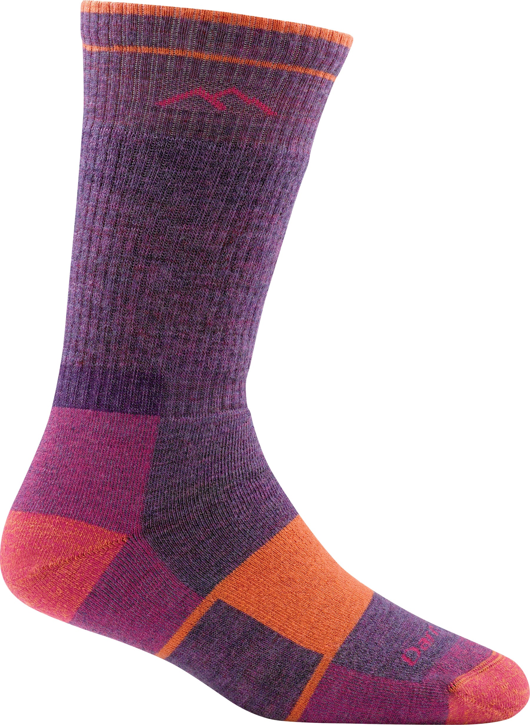 Darn Tough Women's Hiker Boot Midweight with Full Cushion plum heather