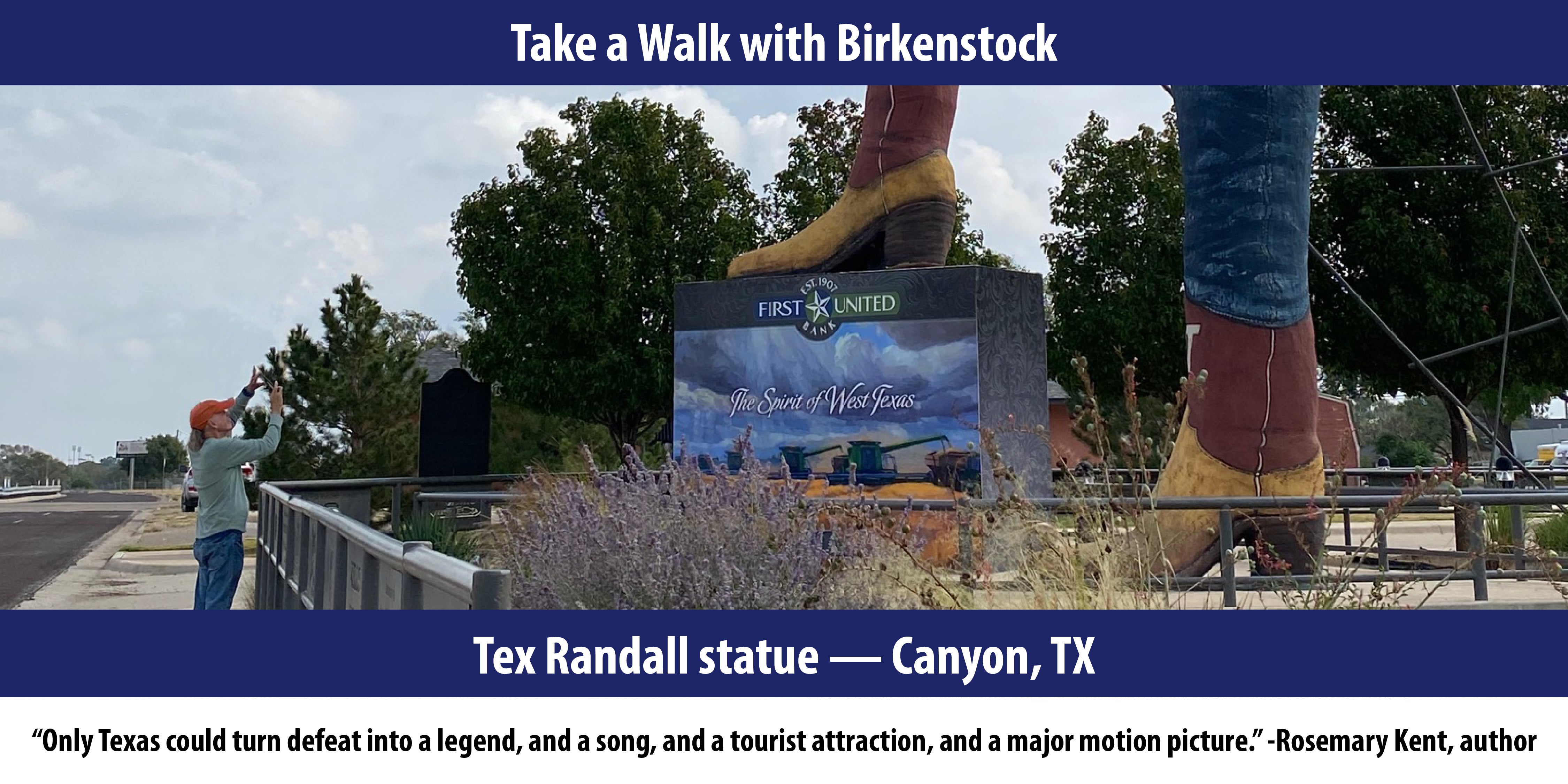 Tex Randall statue — Canyon, TX