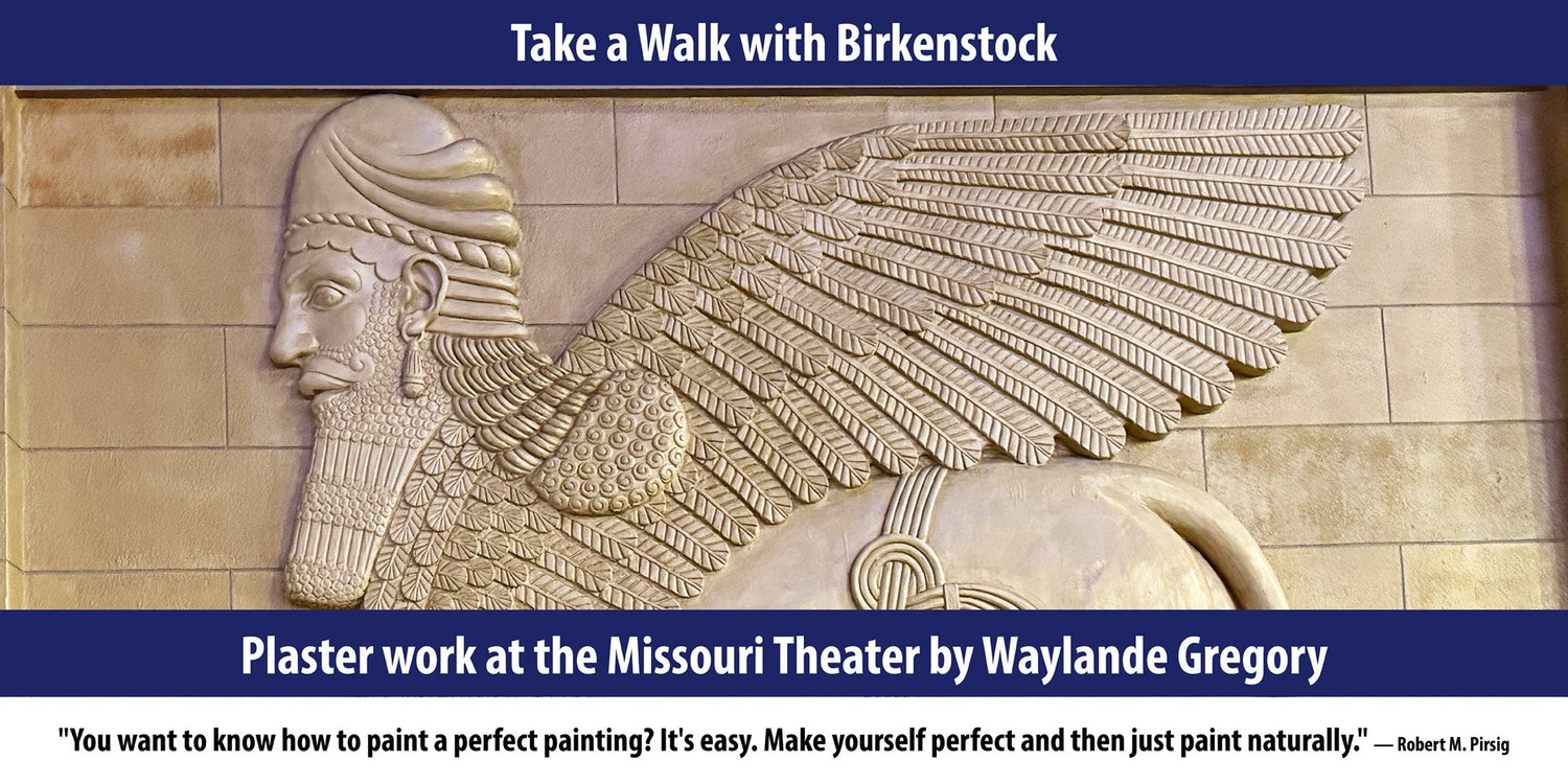Plaster work at the Missouri Theater by Waylande Gregory