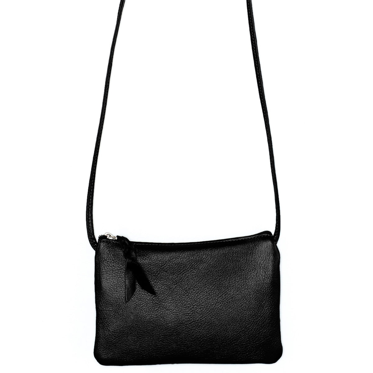 SVEN Style No. 008 Crossbody/Shoulder Bag black leather