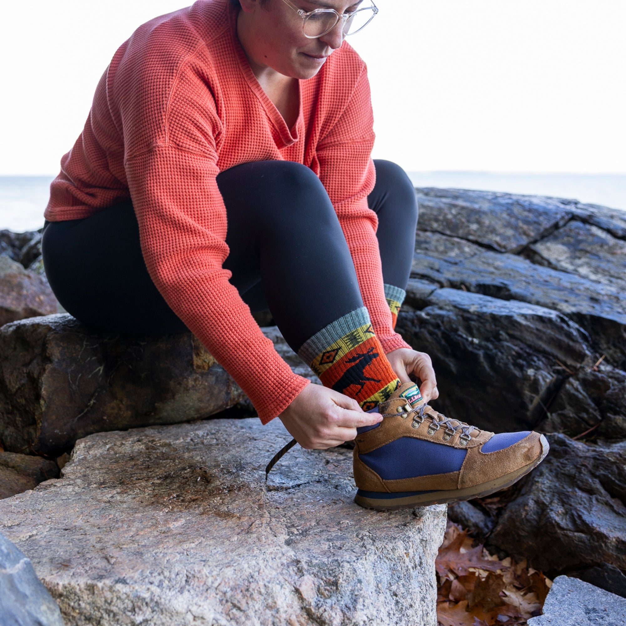 Darn Tough Women's Hiker Vanna Grizzle Boot Midweight with Cushion moose meadow