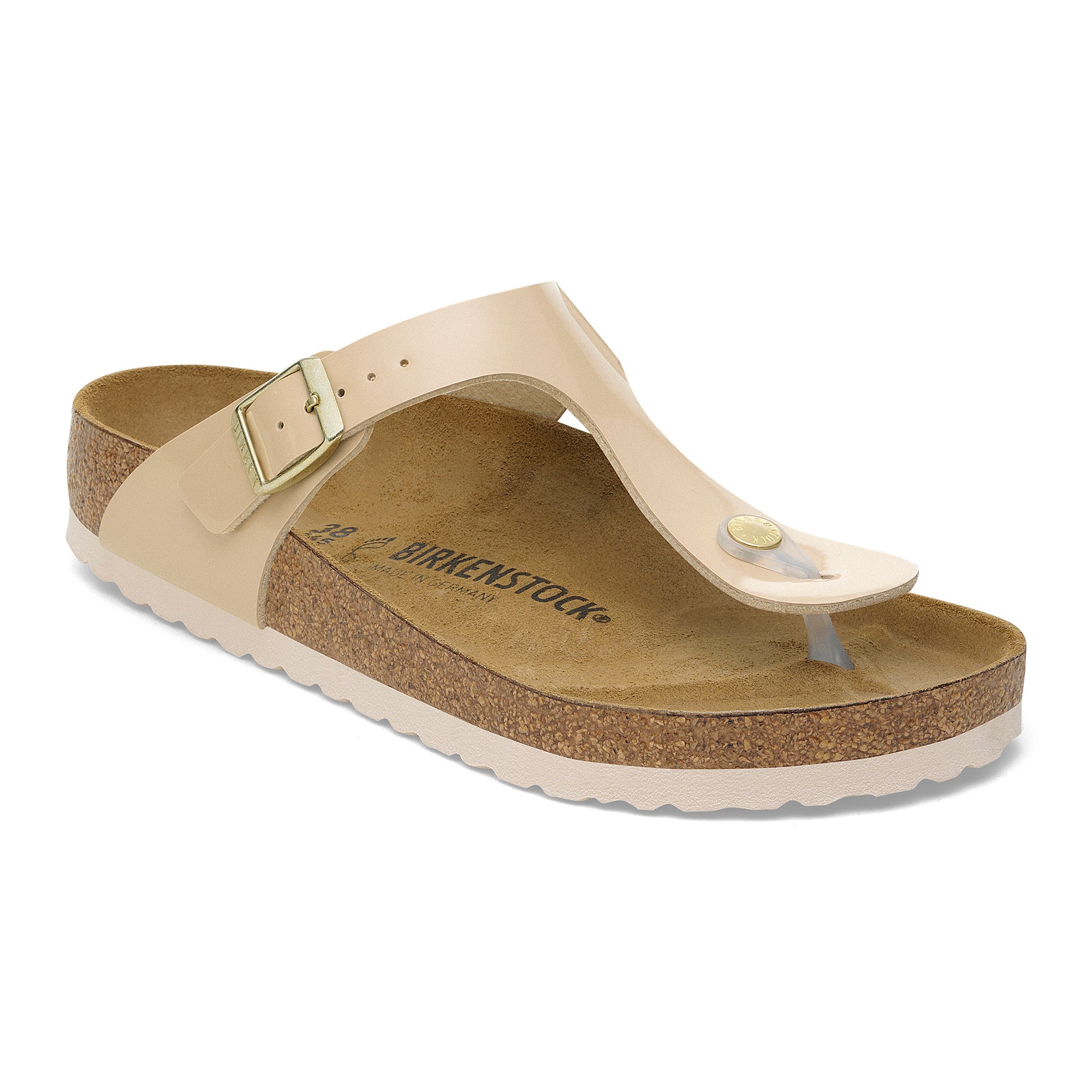 Birkenstock Gizeh sand patent Birko-Flor