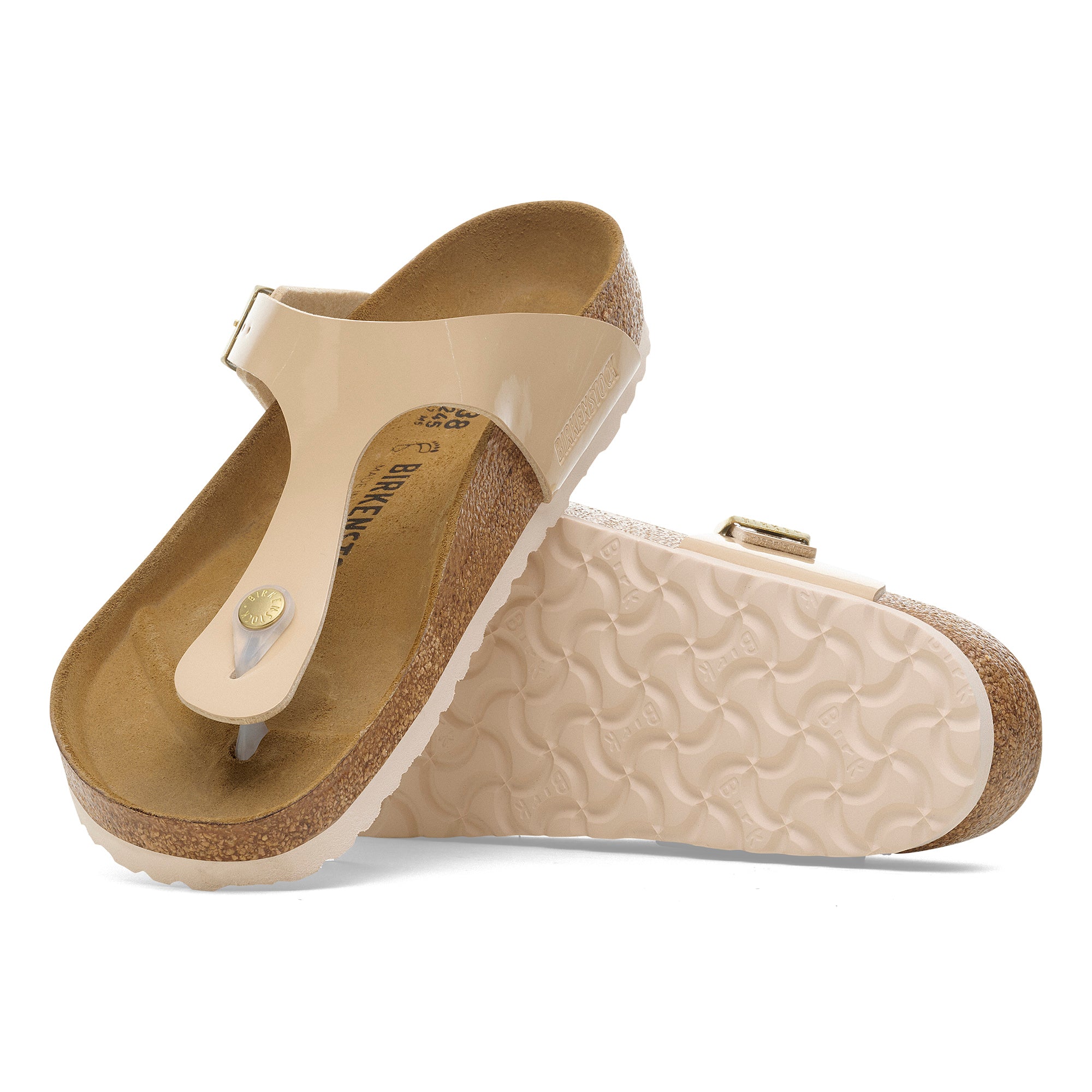 Birkenstock Gizeh sand patent Birko-Flor