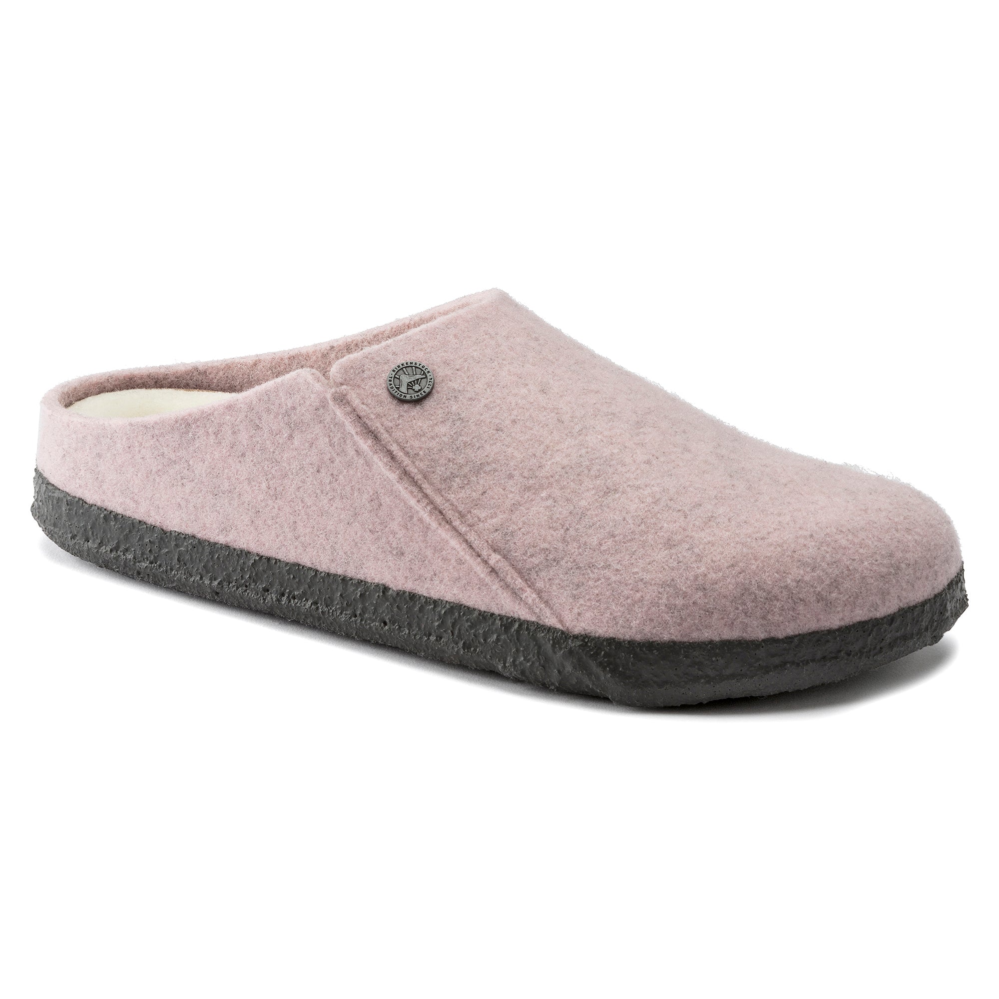 Birkenstock Zermatt Shearling soft pink wool/natural shearling