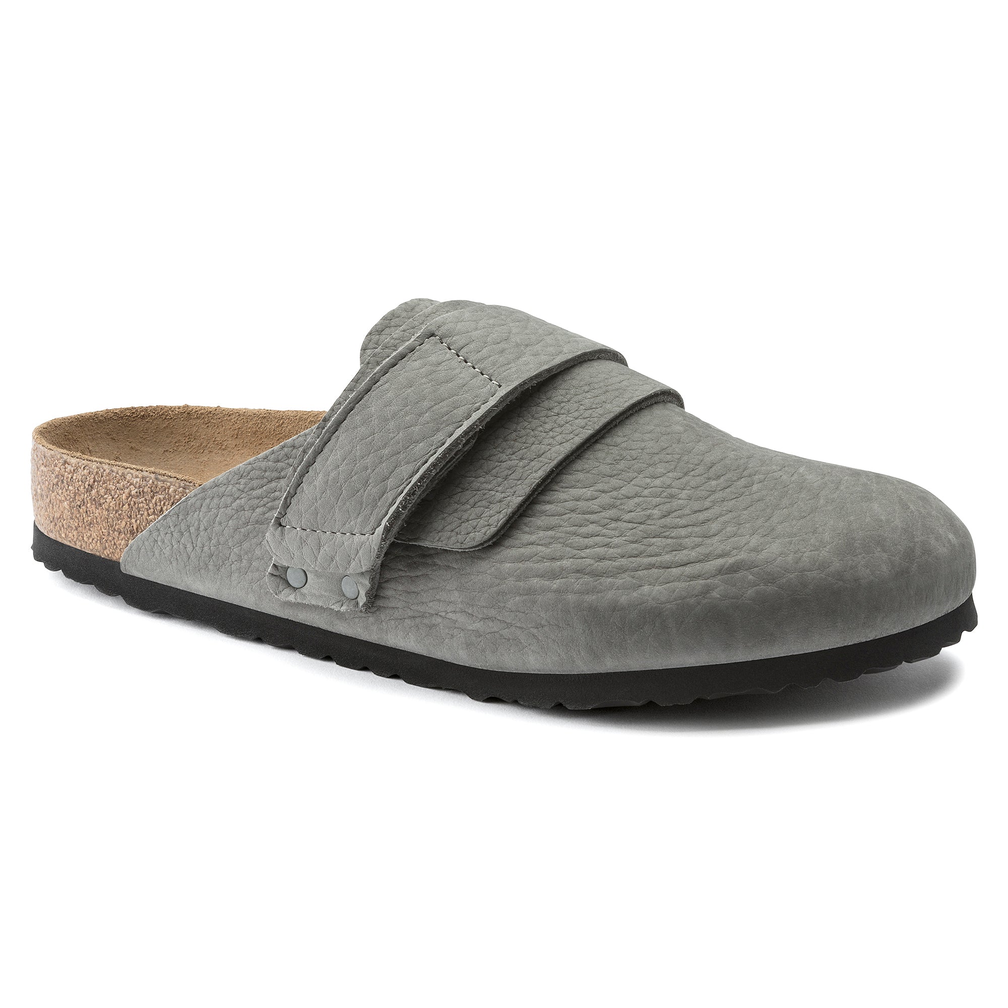 Birkenstock Nagoya desert buck whale gray nubuck