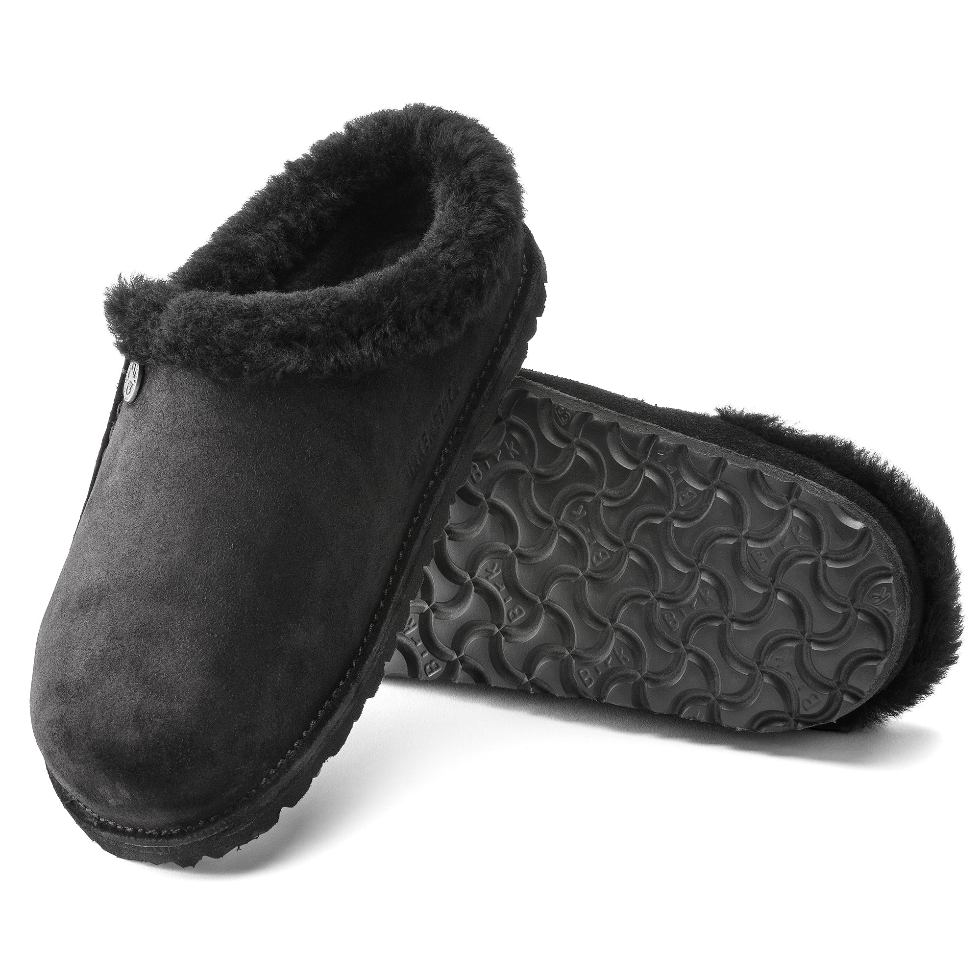 Birkenstock Limited Edition Zermatt Premium black suede/black shearling