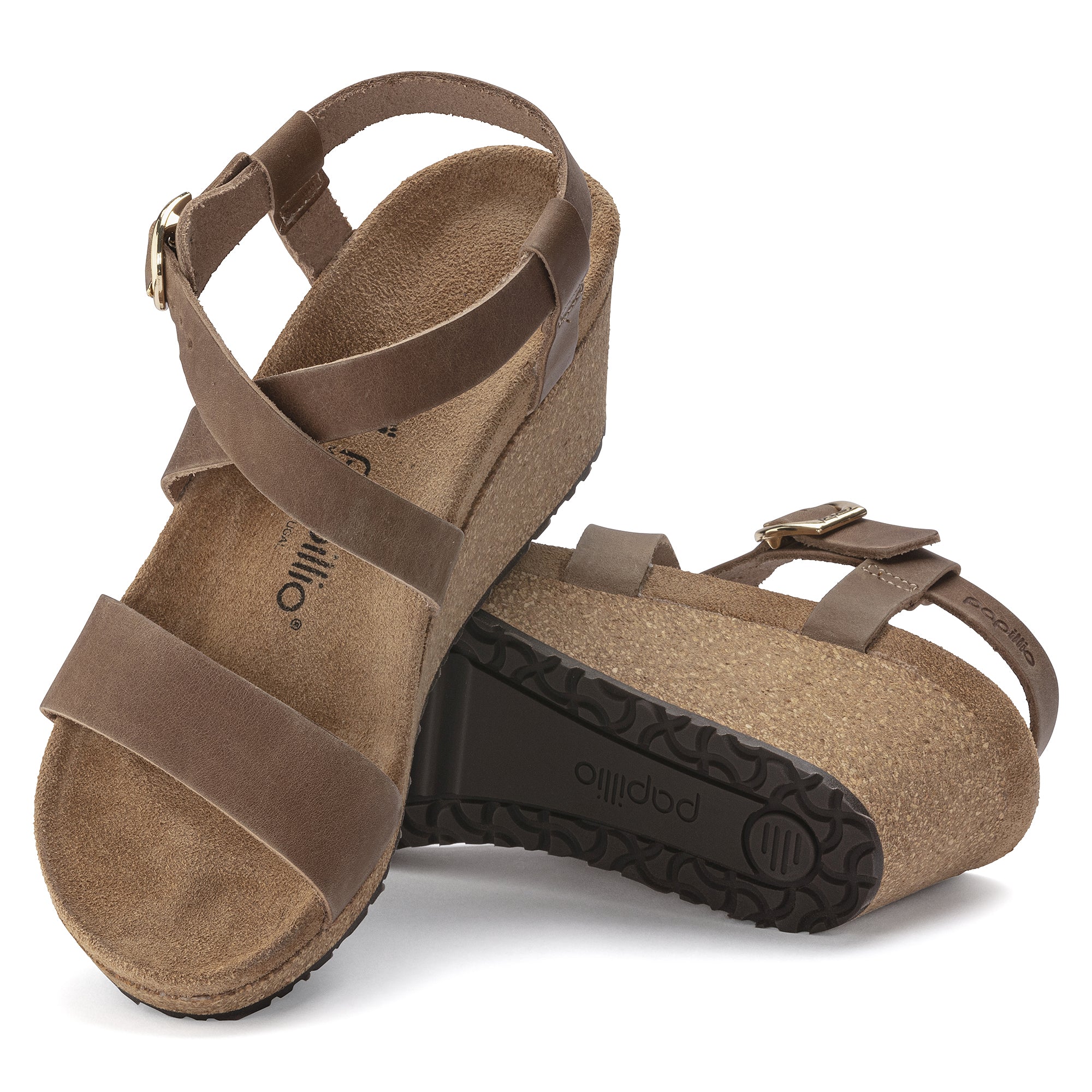 Papillio Sibyl cognac oiled leather by Birkenstock